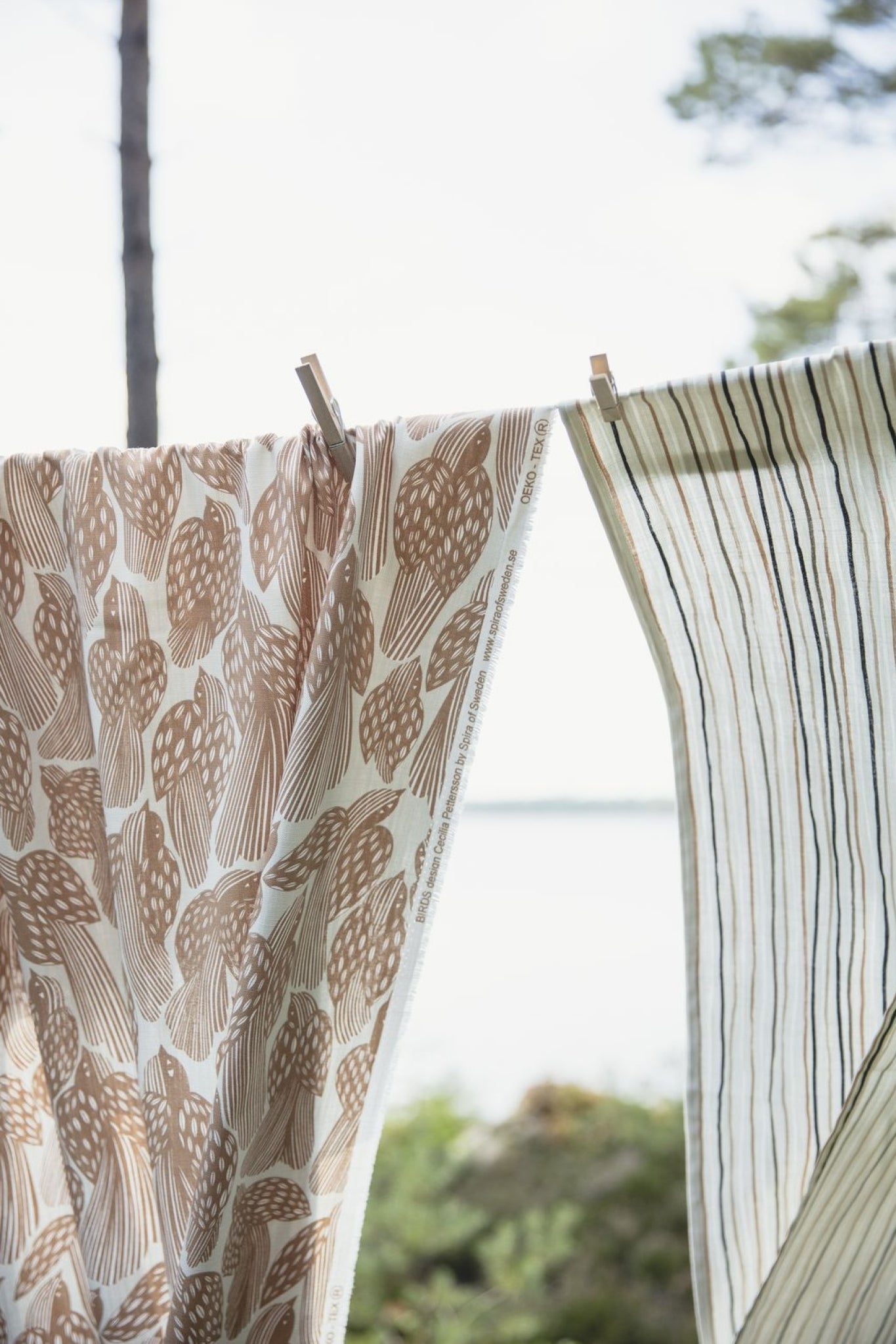 Spira Birds Curtain With Multiband, Grate