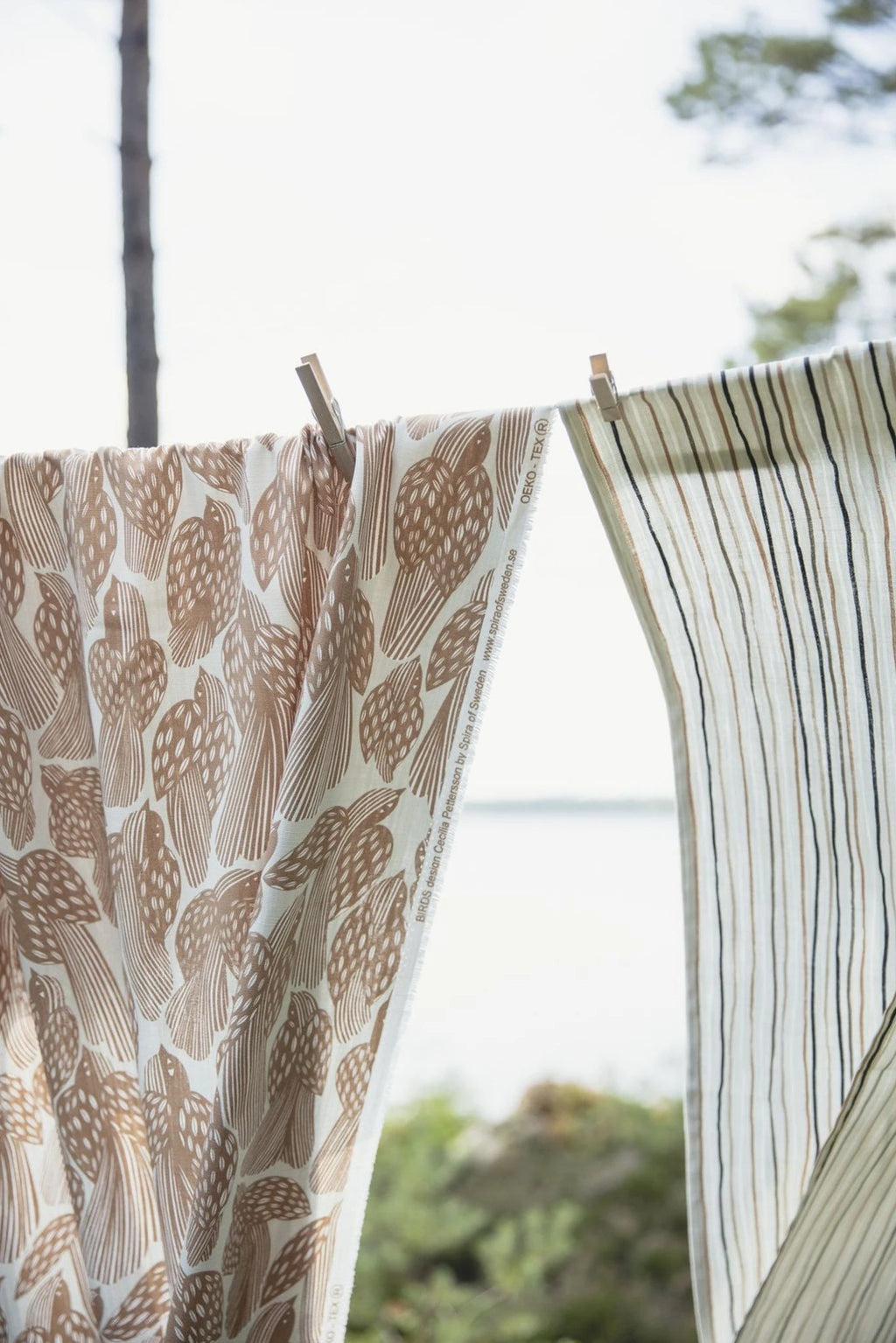 Spira Birds Curtain With Multiband, Grate