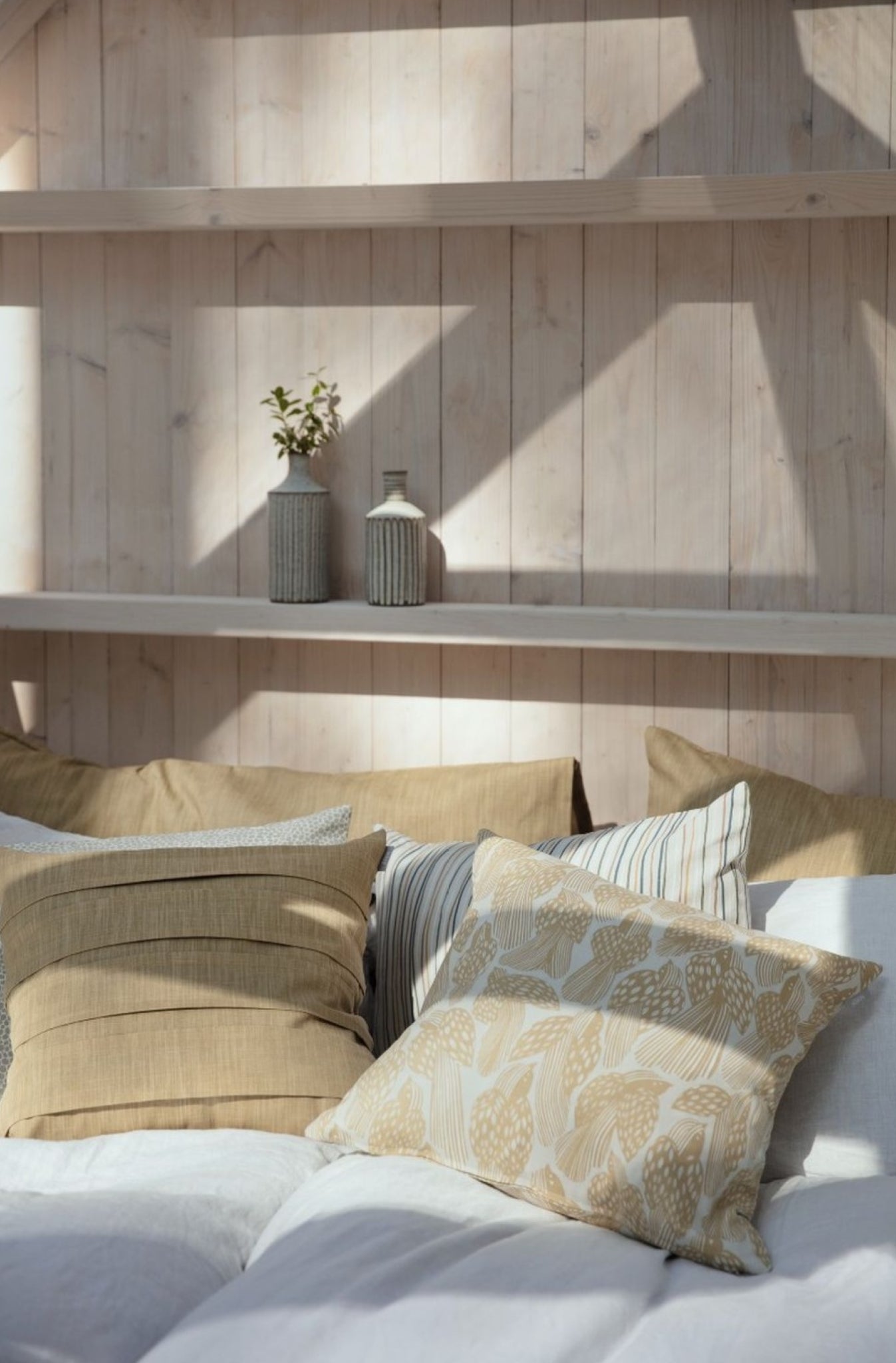 Spira Dubbelveck I Klotz Cushion Cover, Straw