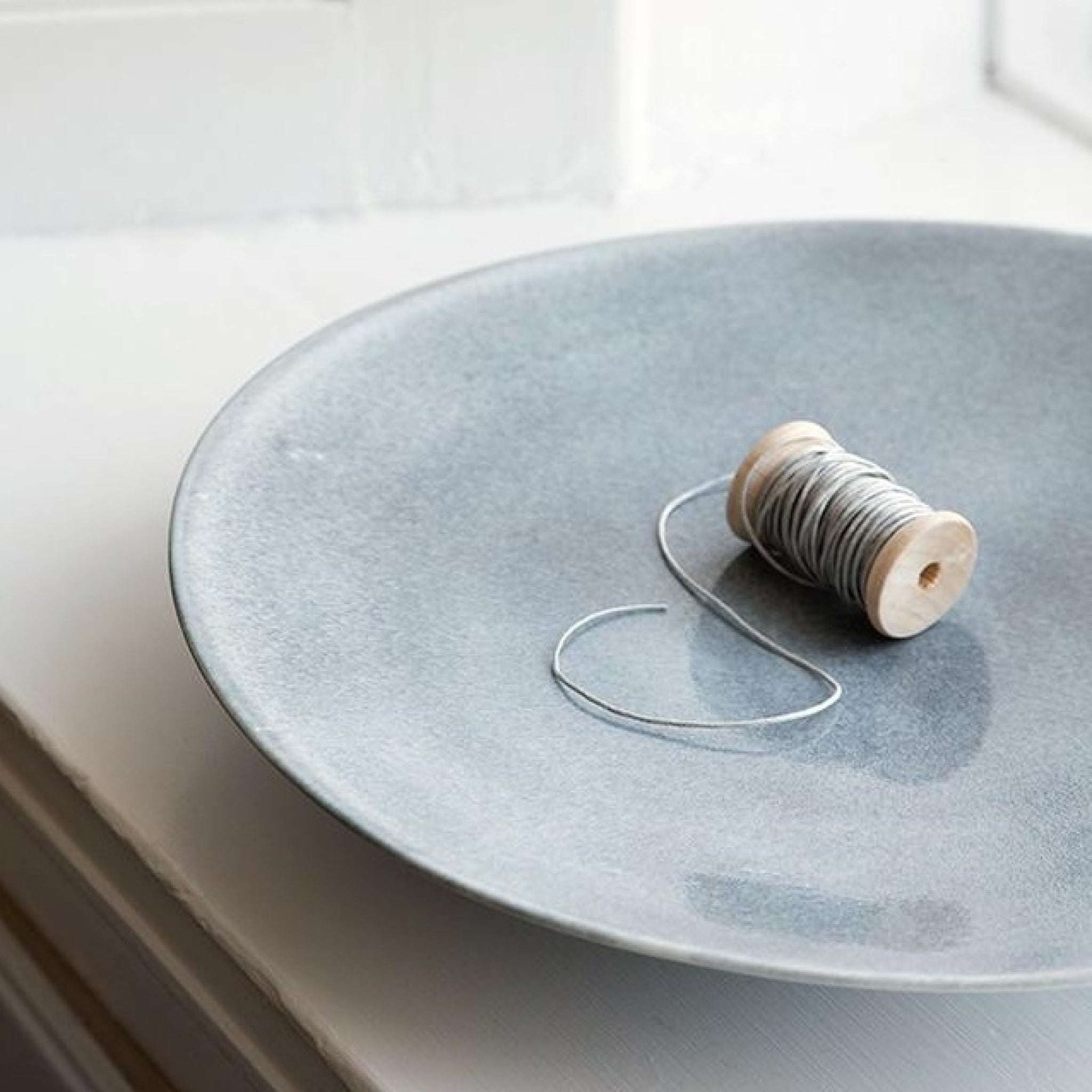 Kähler Unico Serving Bowl, Marble Grey