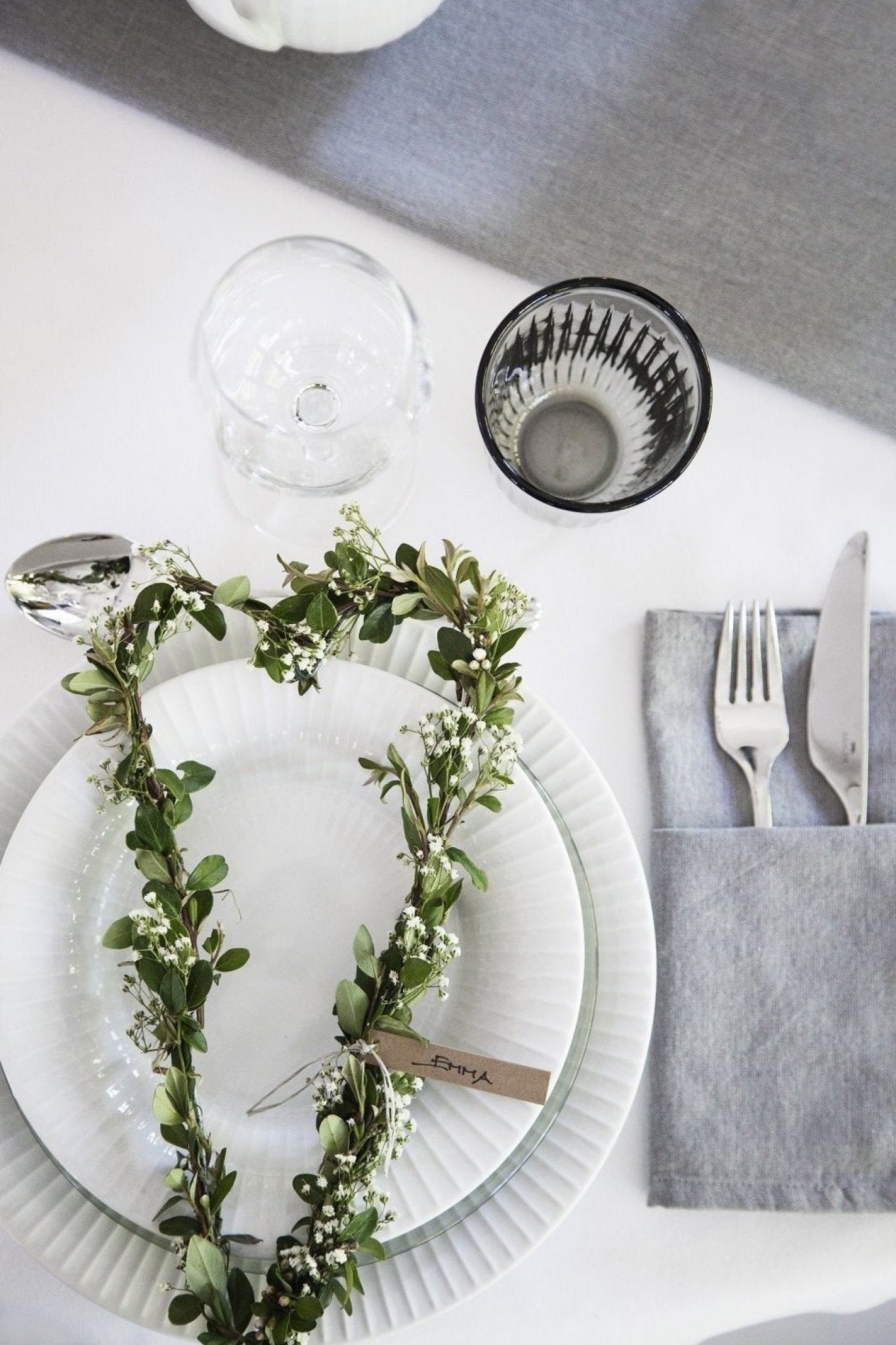 Kähler Hammershøi Plate Deep, Ø 26 cm.