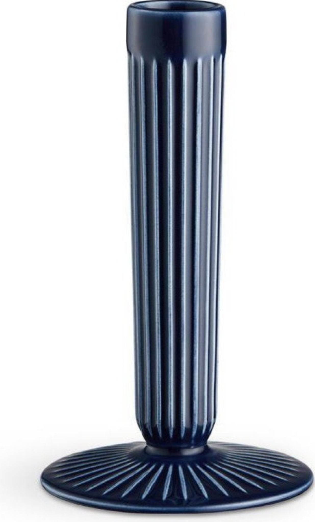 Kähler Hammershøi Candle Holds Indigo Medium, H160 Mm
