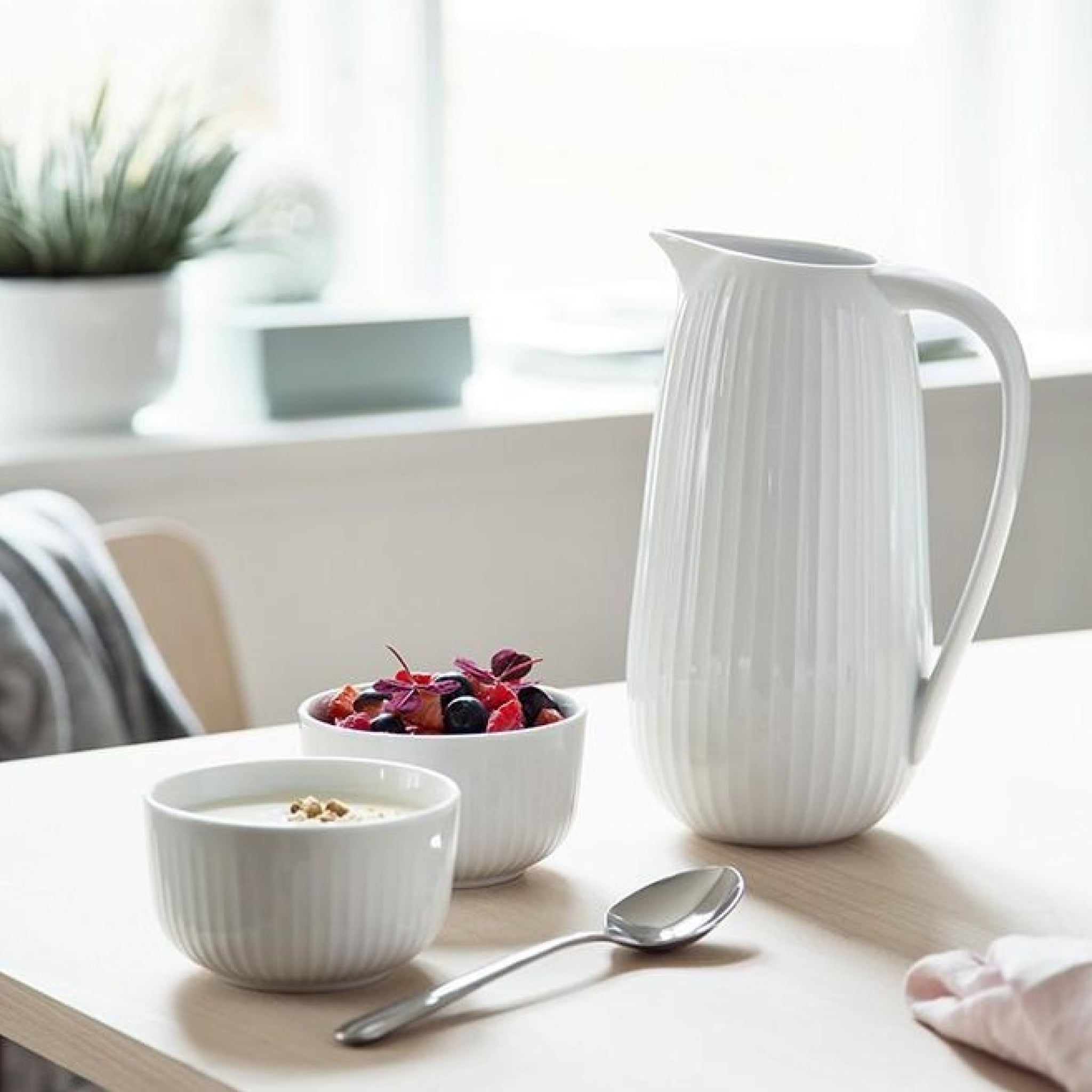 Kähler Hammershøi Jug White, 1.25 l