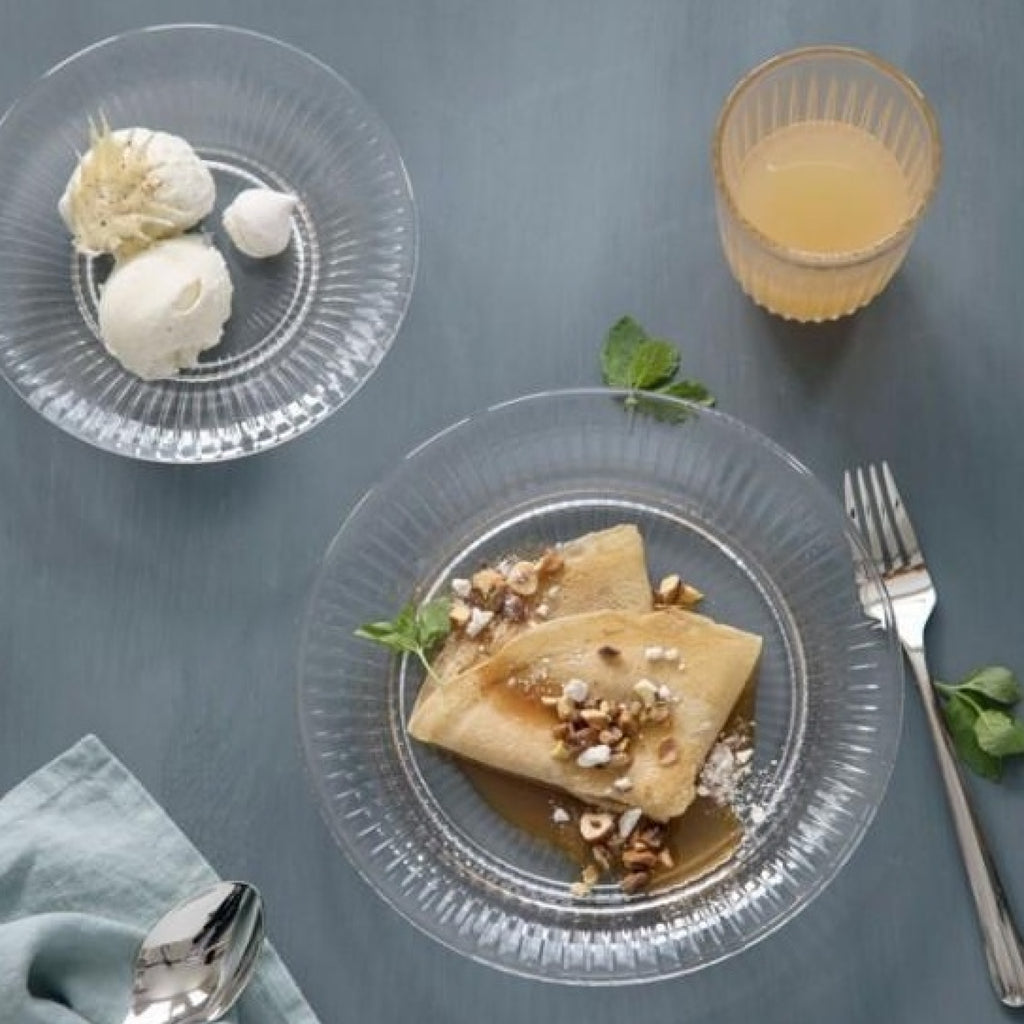 Kähler Hammershøi Glass Plate Clear, ø 17 Cm.