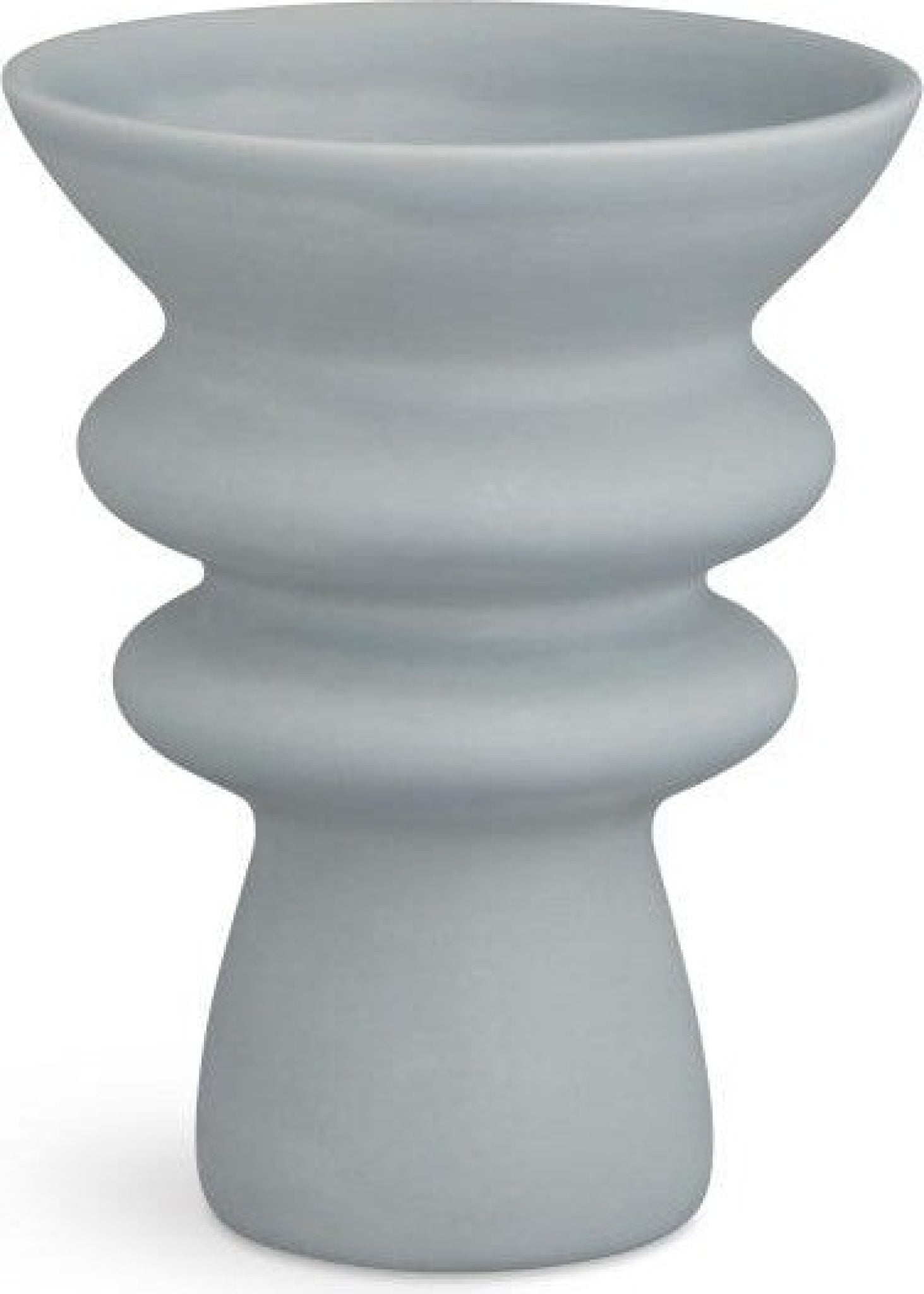 Kähler Contour Vase Blue, 20cm
