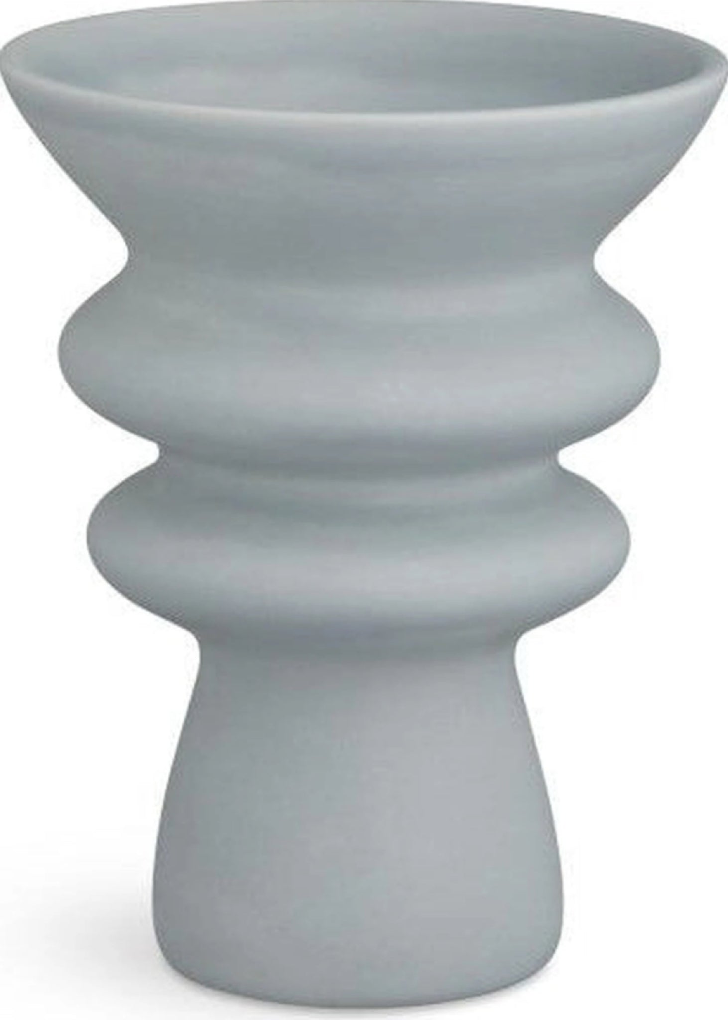 Kähler Contour Vase Blue, 20cm