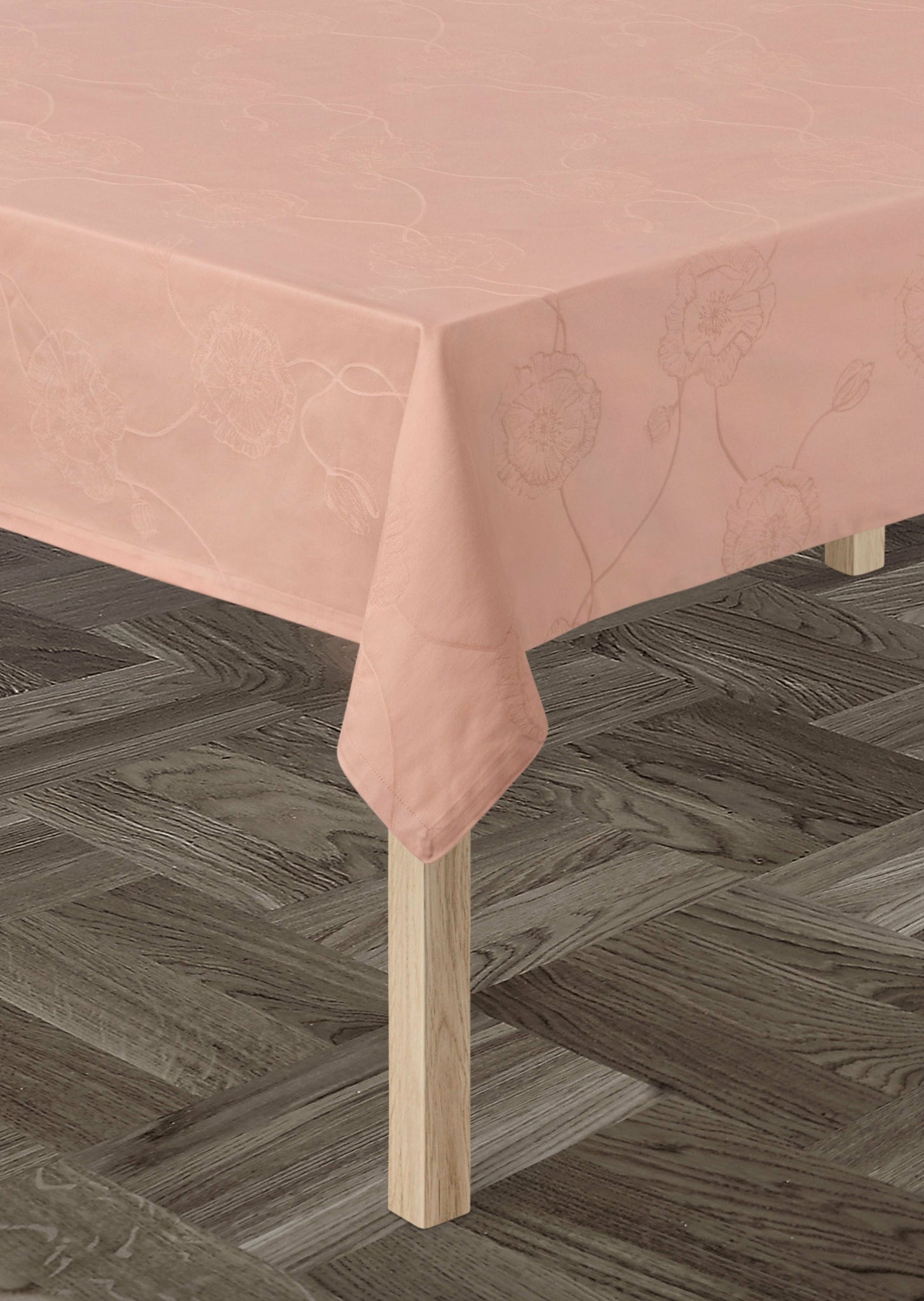 Kähler Hammershøi Poppy Table Cloth 150x220 Cm, Nude