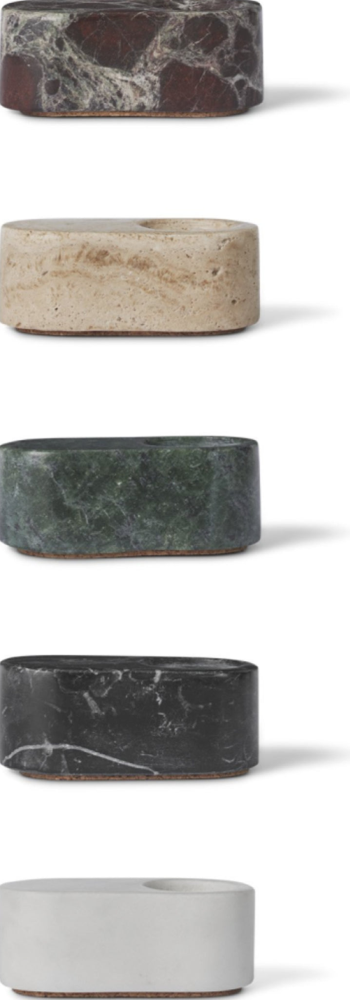 Spring Copenhagen Ovaali Candle Holder, Sand