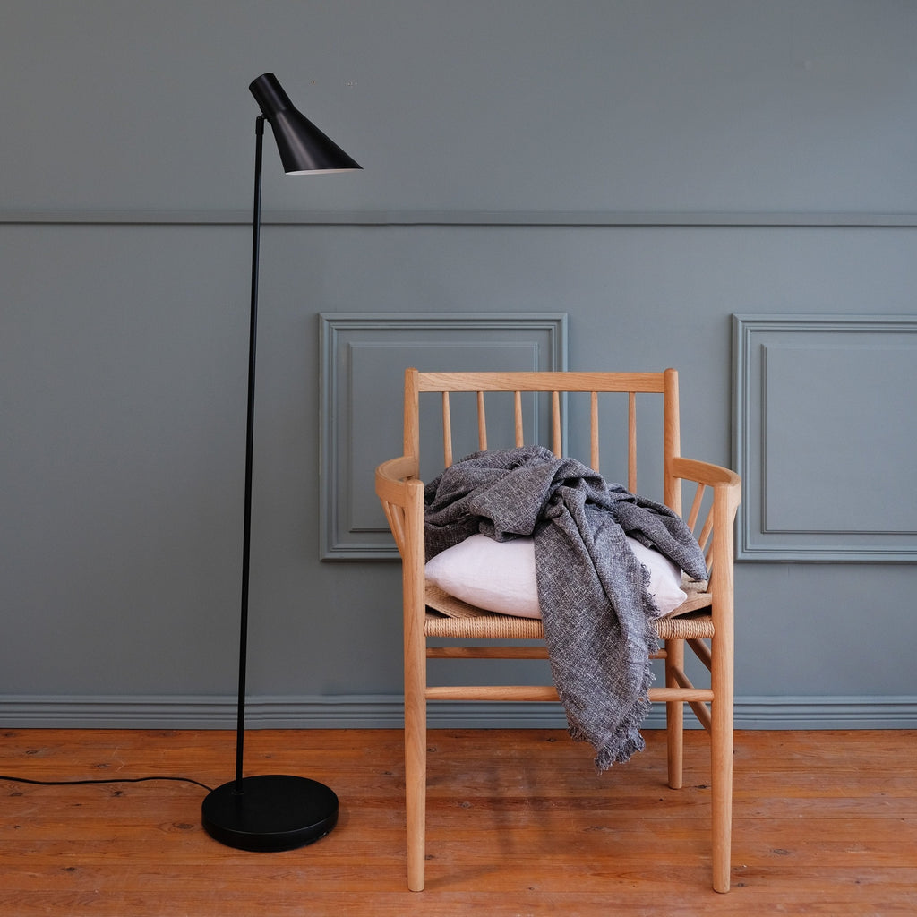 Dyberg Larsen Denver Floor Lamp, Matt Black