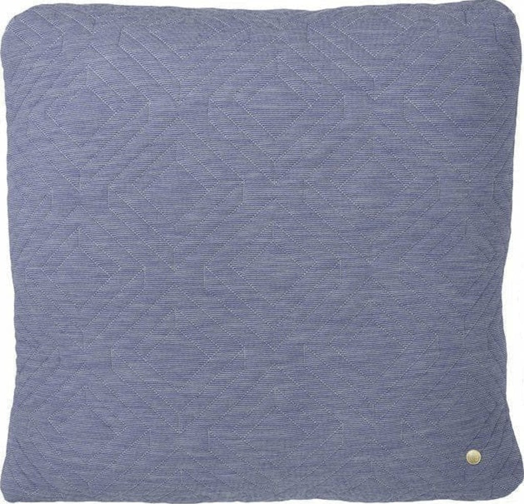 Ferm Living Quilt Cushion Light Blue, 45x45cm