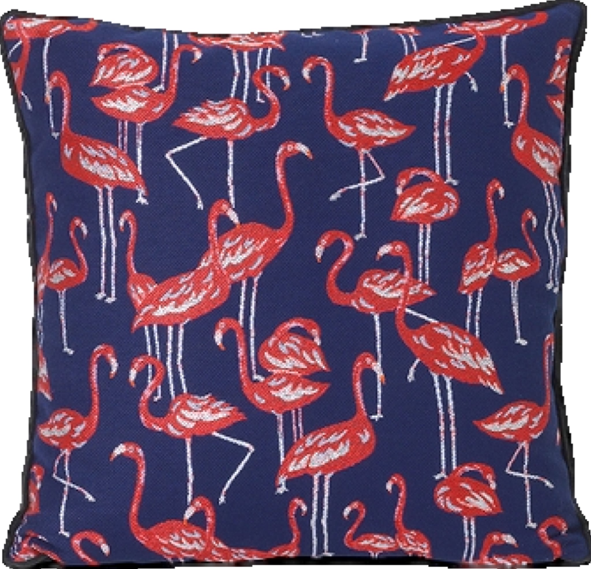 Ferm Living Salon Cushion, Flamingo 40 X 40 Cm