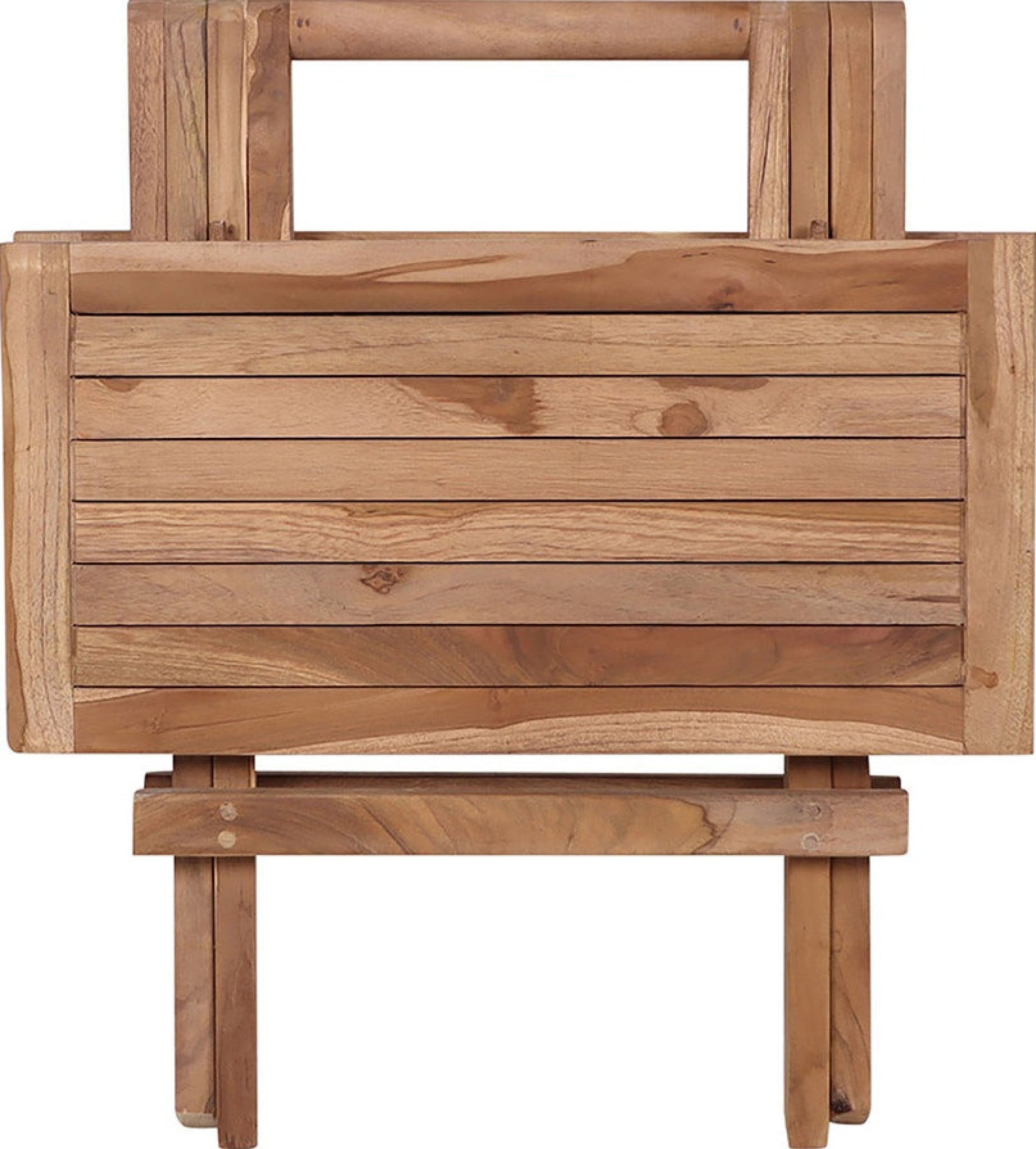 House Nordic Bilbao Teak Wood Side Table 50x50x50 cm Natural Finish