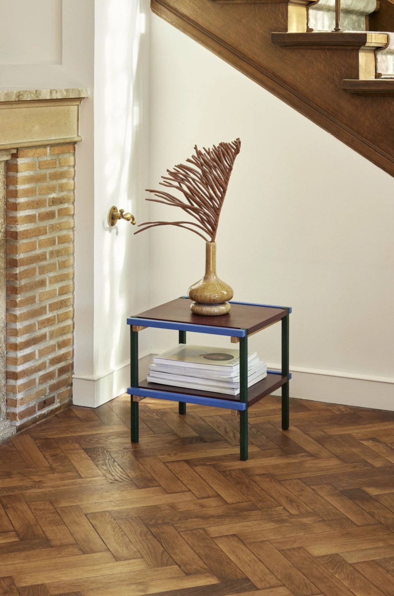 Hübsch Curve Vase Ceramic Sand