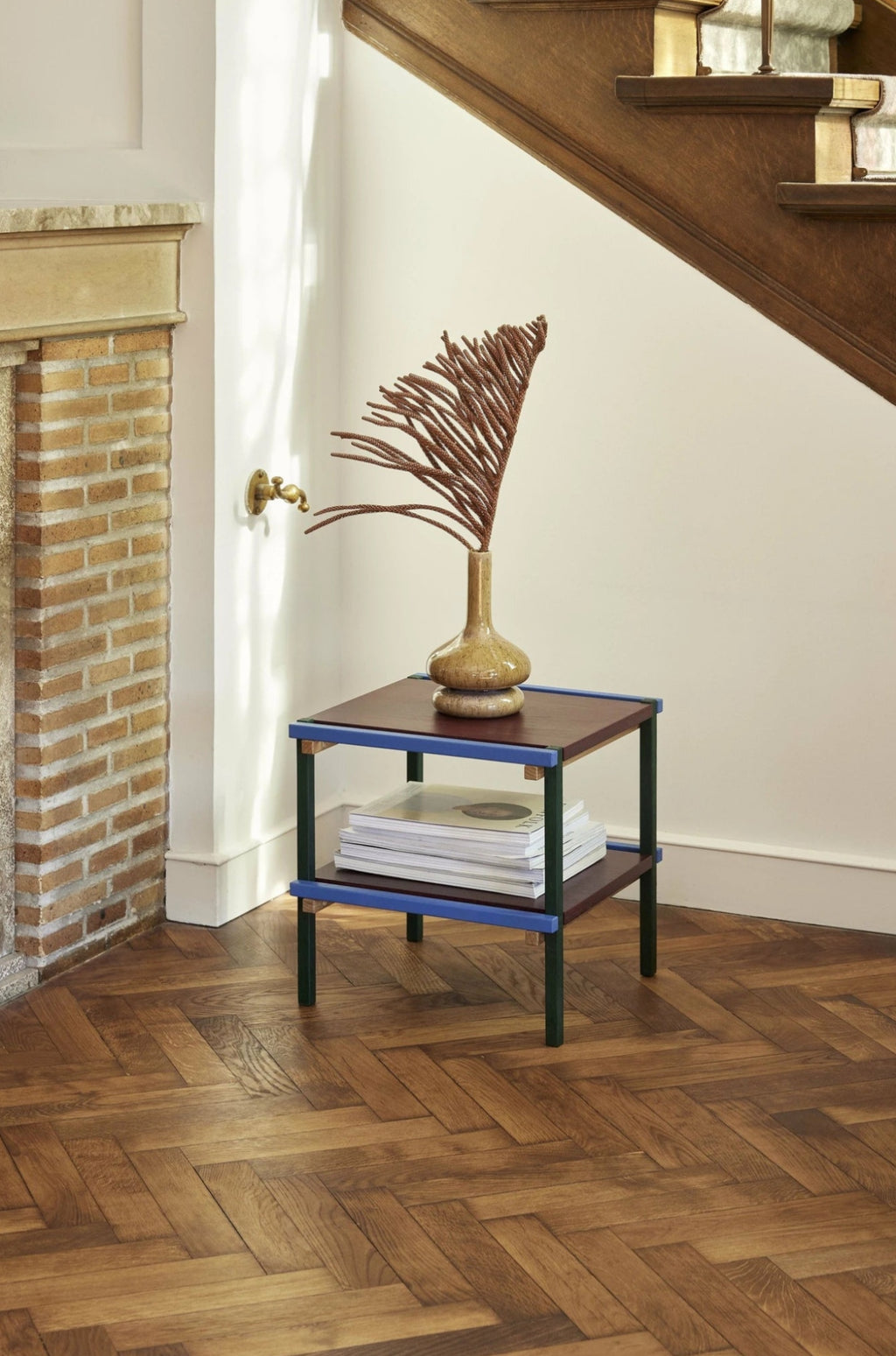 Hübsch Curve Vase Ceramic Sand