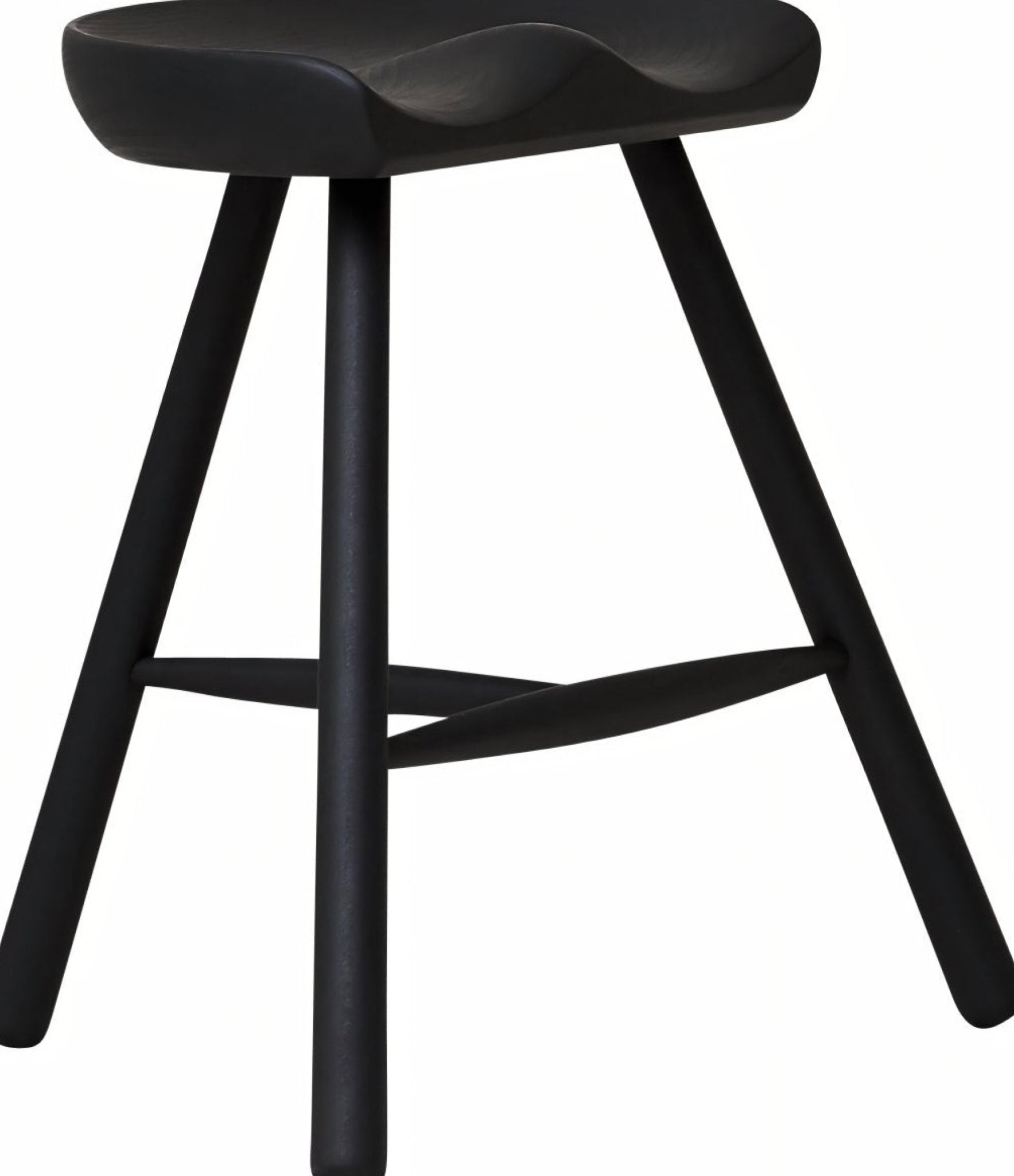 Form & Refine Shoemaker Chair 49 - Black-stained Solid Beech, Danish