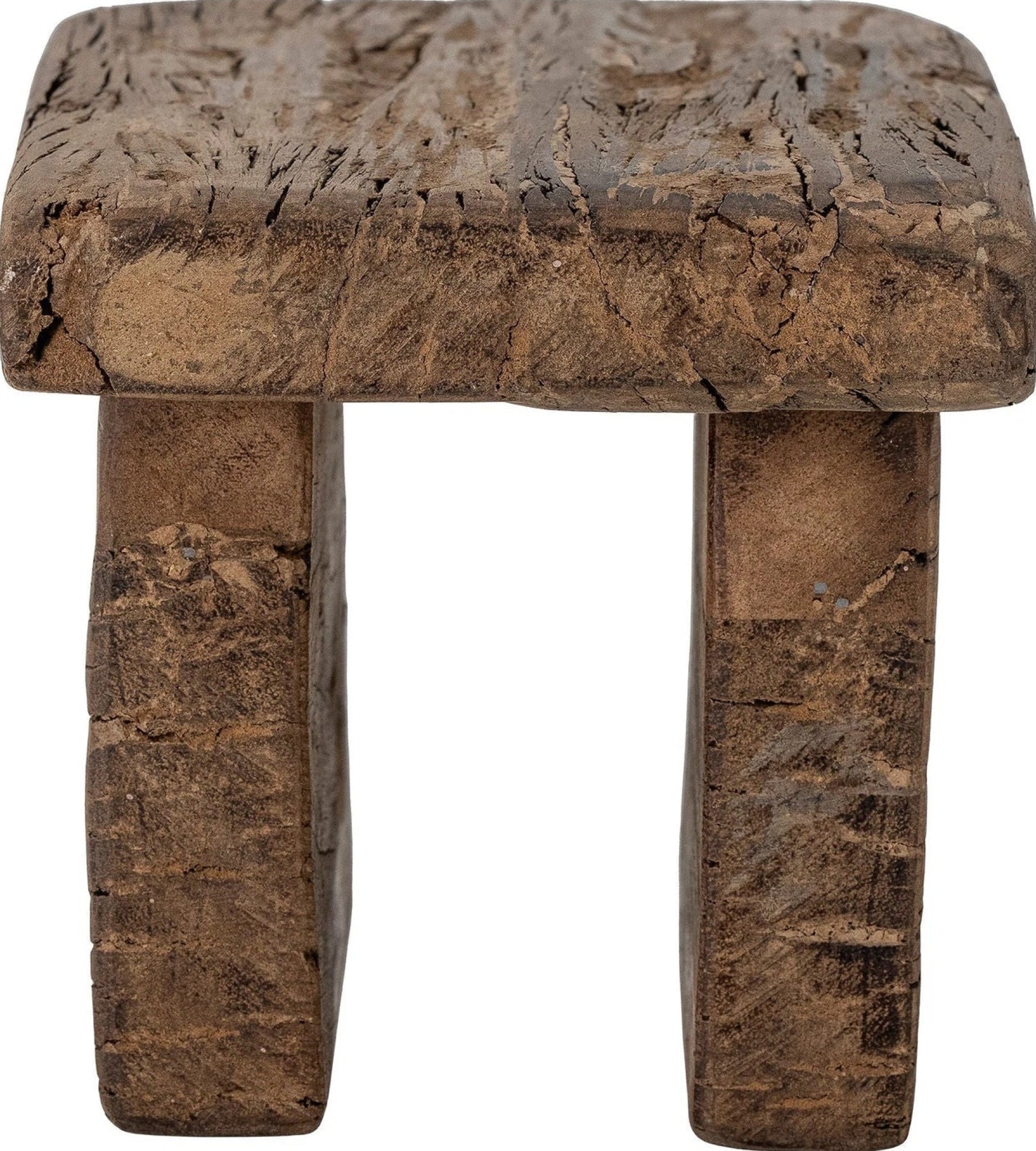 Creative Collection Tamy Pedestal, Brown, Reclaimed Wood