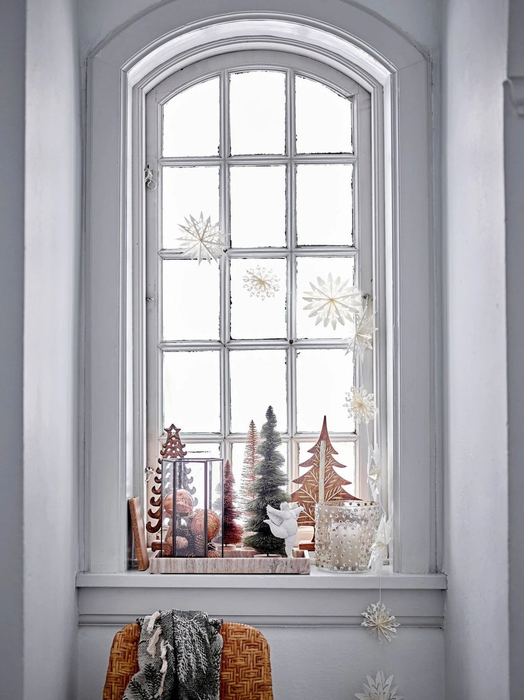 Bloomingville Hadassa Deco, White, Polyresin