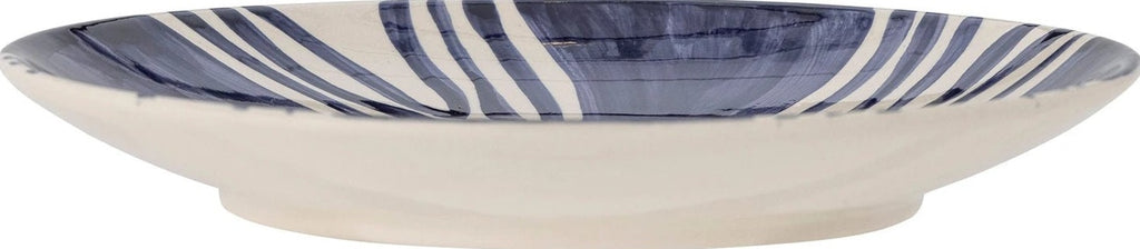 Bloomingville Shama Plate, Blue, Stoneware