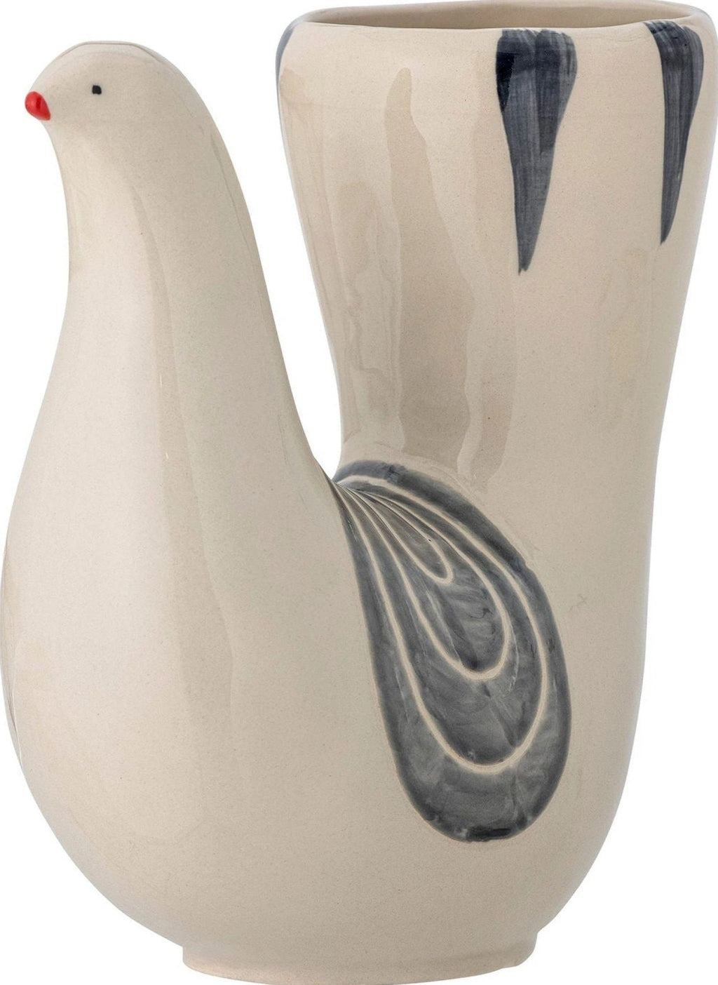 Bloomingville Trudy Vase, White, Stoneware