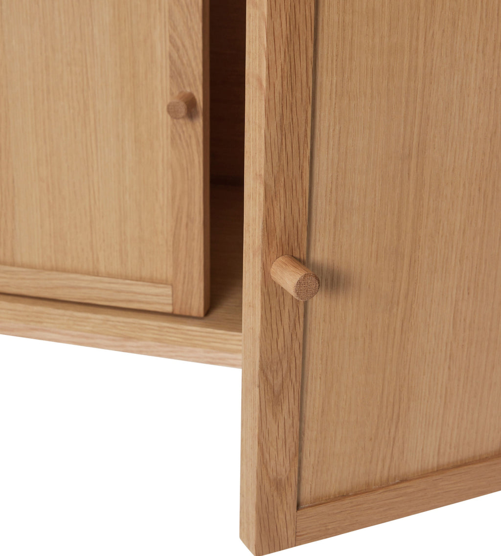 Hübsch Dash Console Table in Natural Oak - Stylish & Sustainable Design