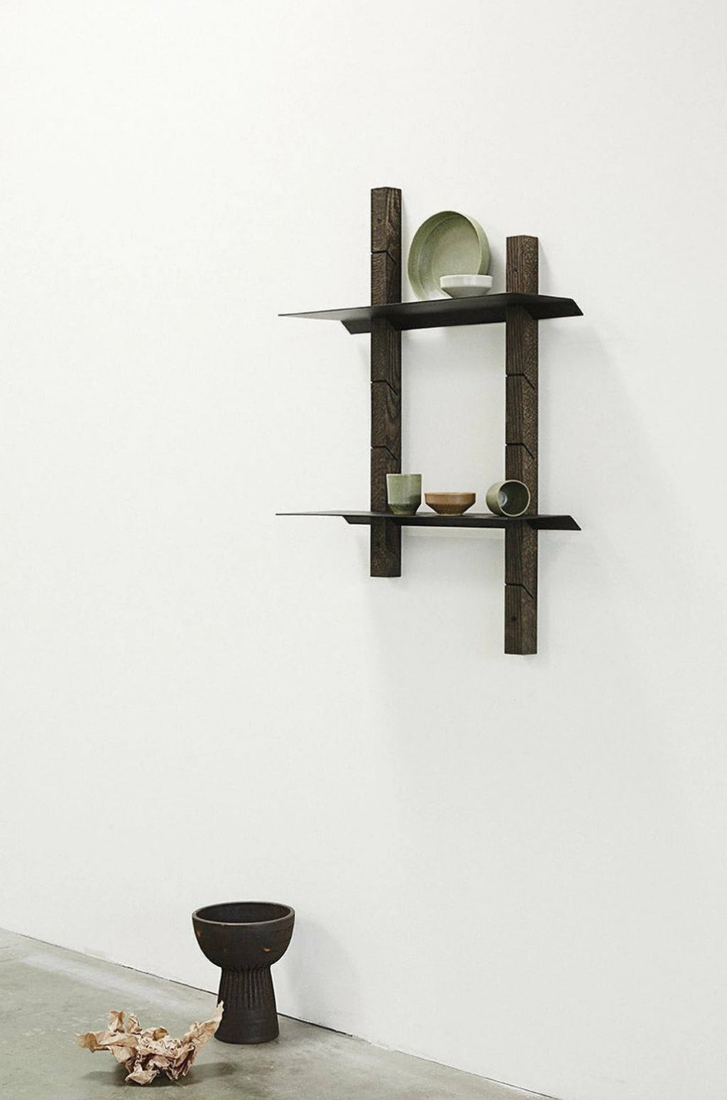 Muubs Oaks Wall Mount Dark Stained Oak, 90cm