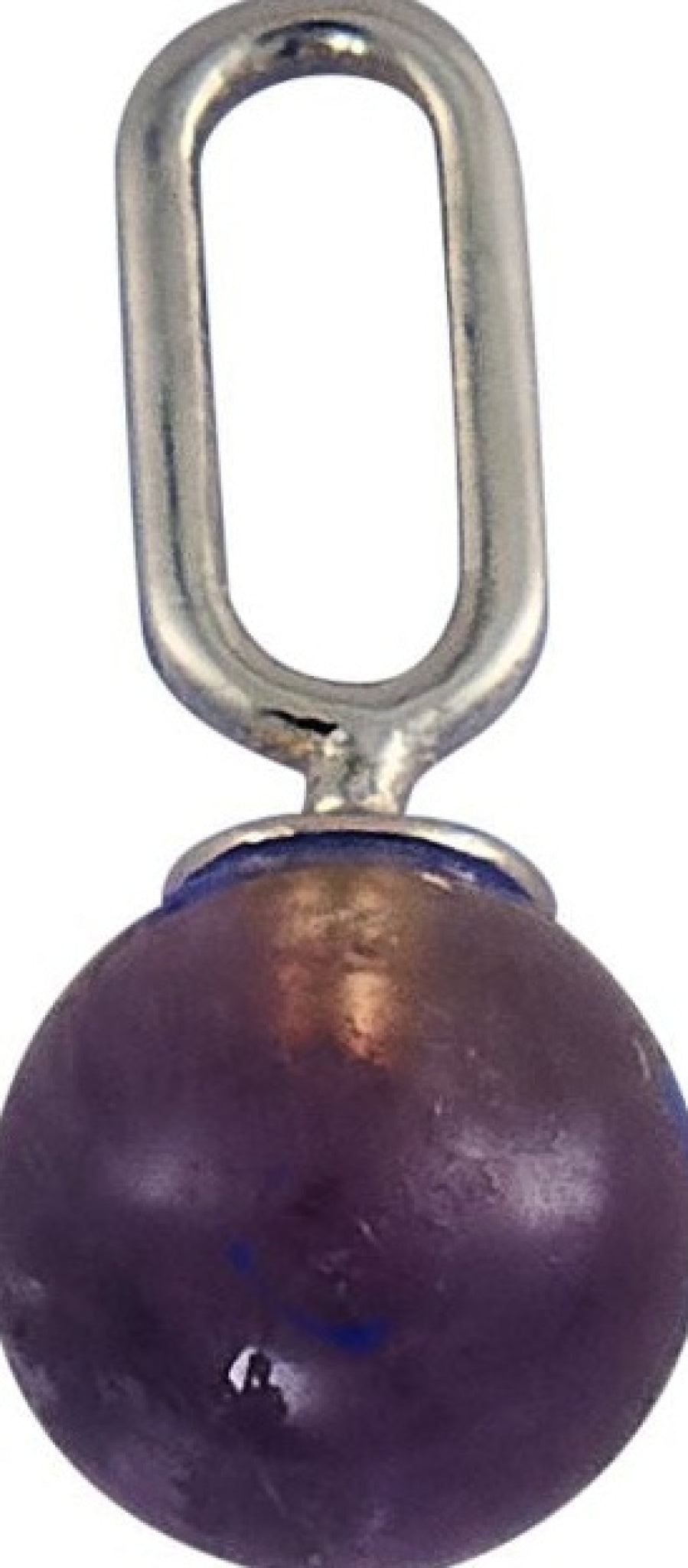 Design Letters Stone Drop Pendant 5 mm 925 Sterling Silver, Pure Crystal