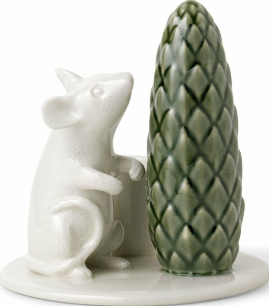 Dottir Winter Stories Mouse Candle Holder