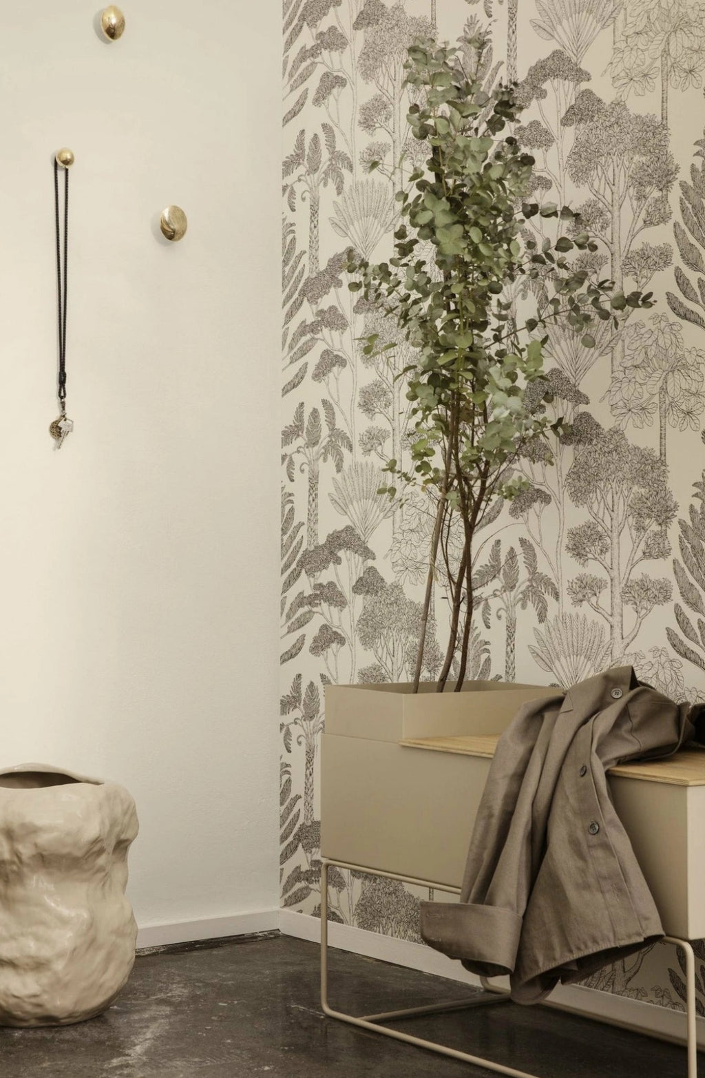 Ferm Living Punctual Shelf, Dark Blue