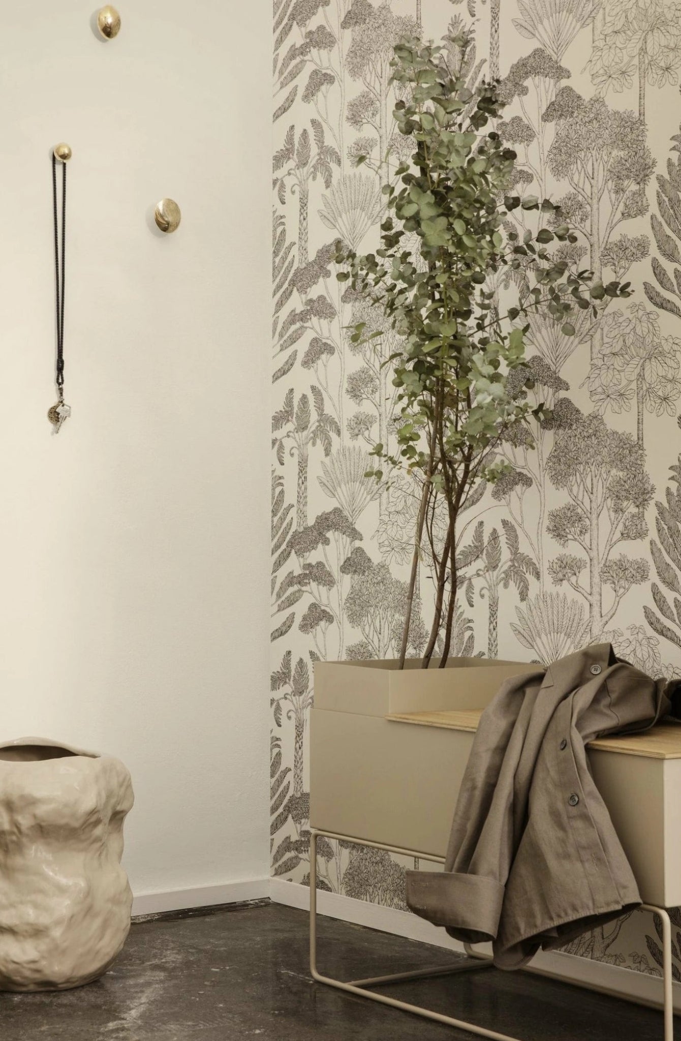 Ferm Living Punctual Shelf, Dark Blue