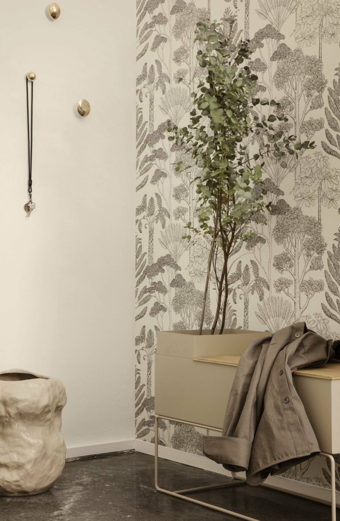 Ferm Living Punctual Shelf, Dark Blue