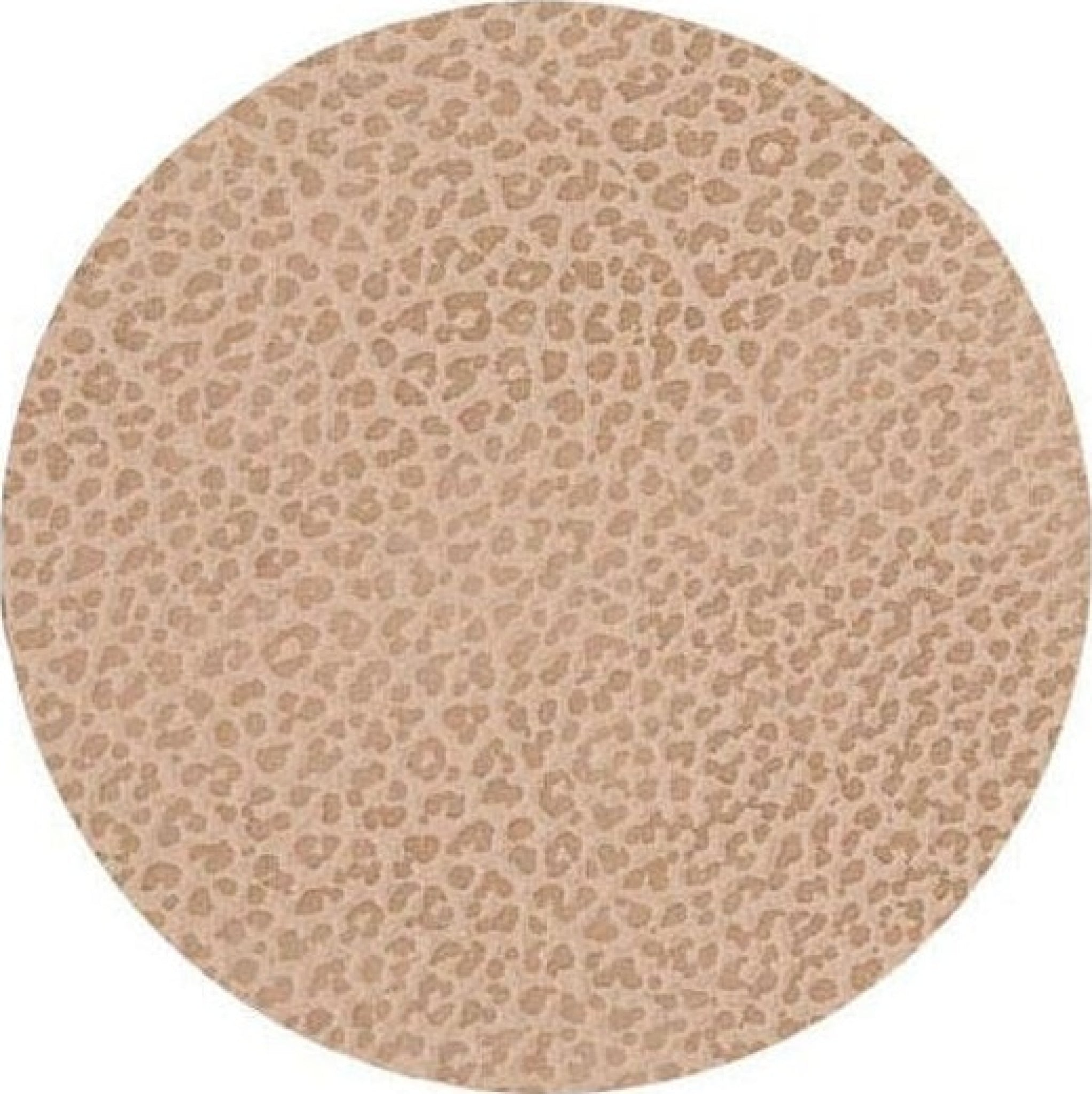 Lind DNA Circle Glass Coaster Hippo Leather, Sand