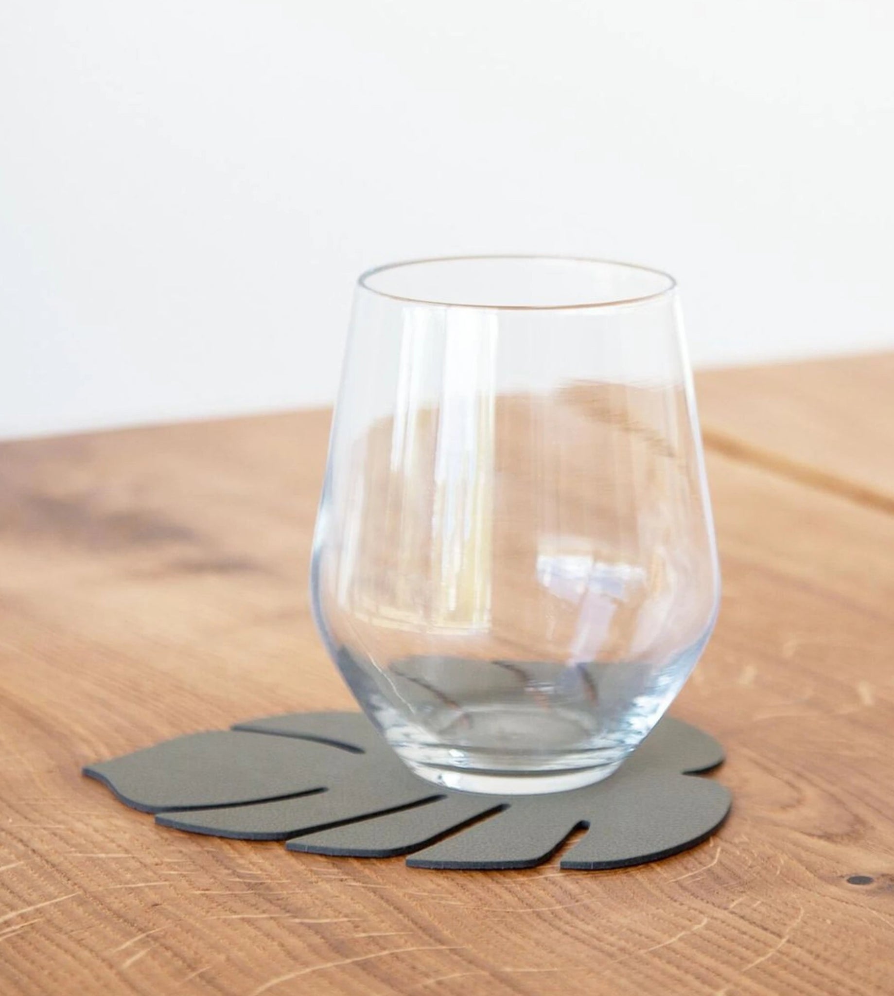 Lind DNA Leaf Glass Coaster Nupo Leather, Armygreen
