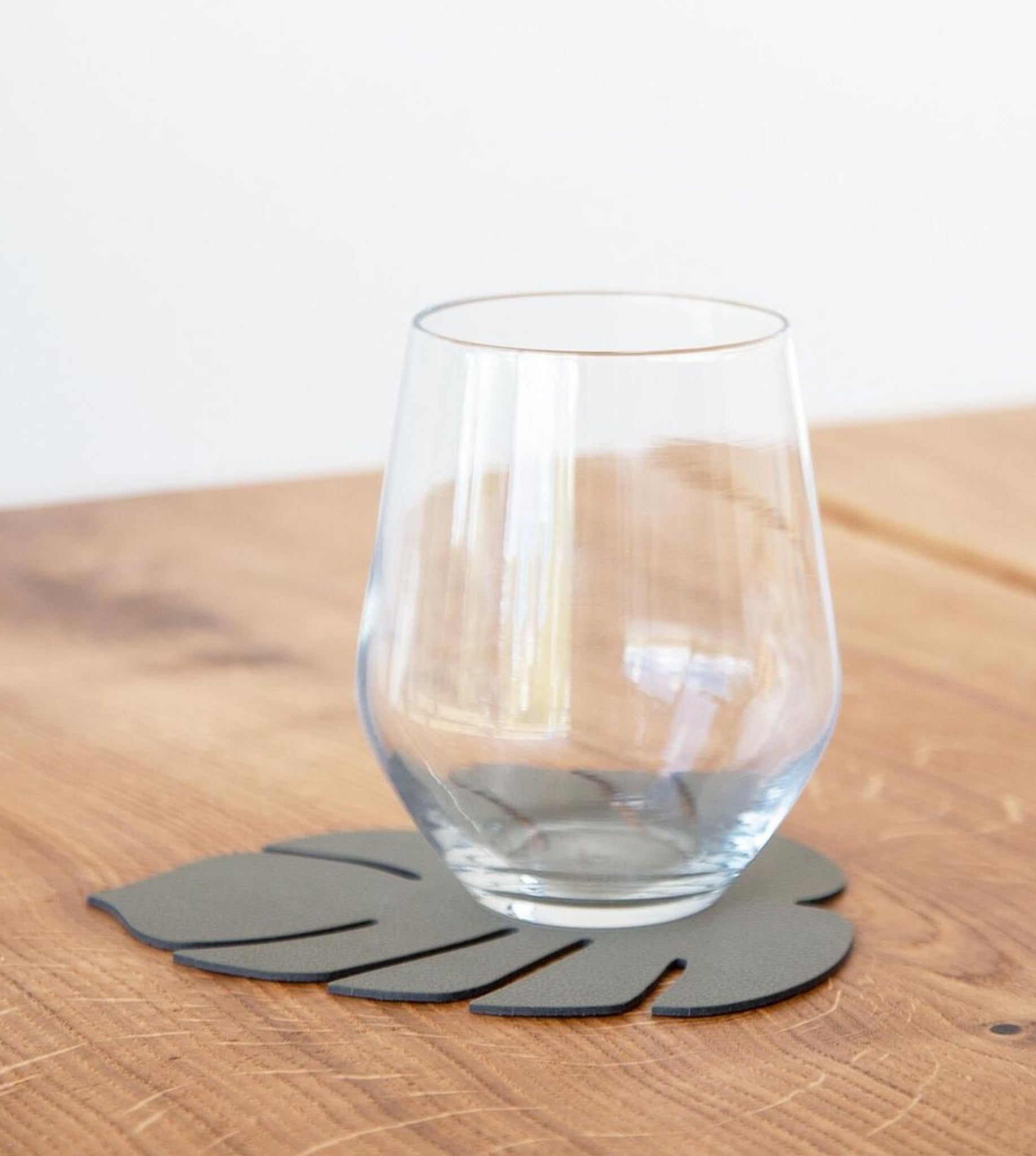 Lind DNA Leaf Glass Coaster Nupo Leather, Armygreen