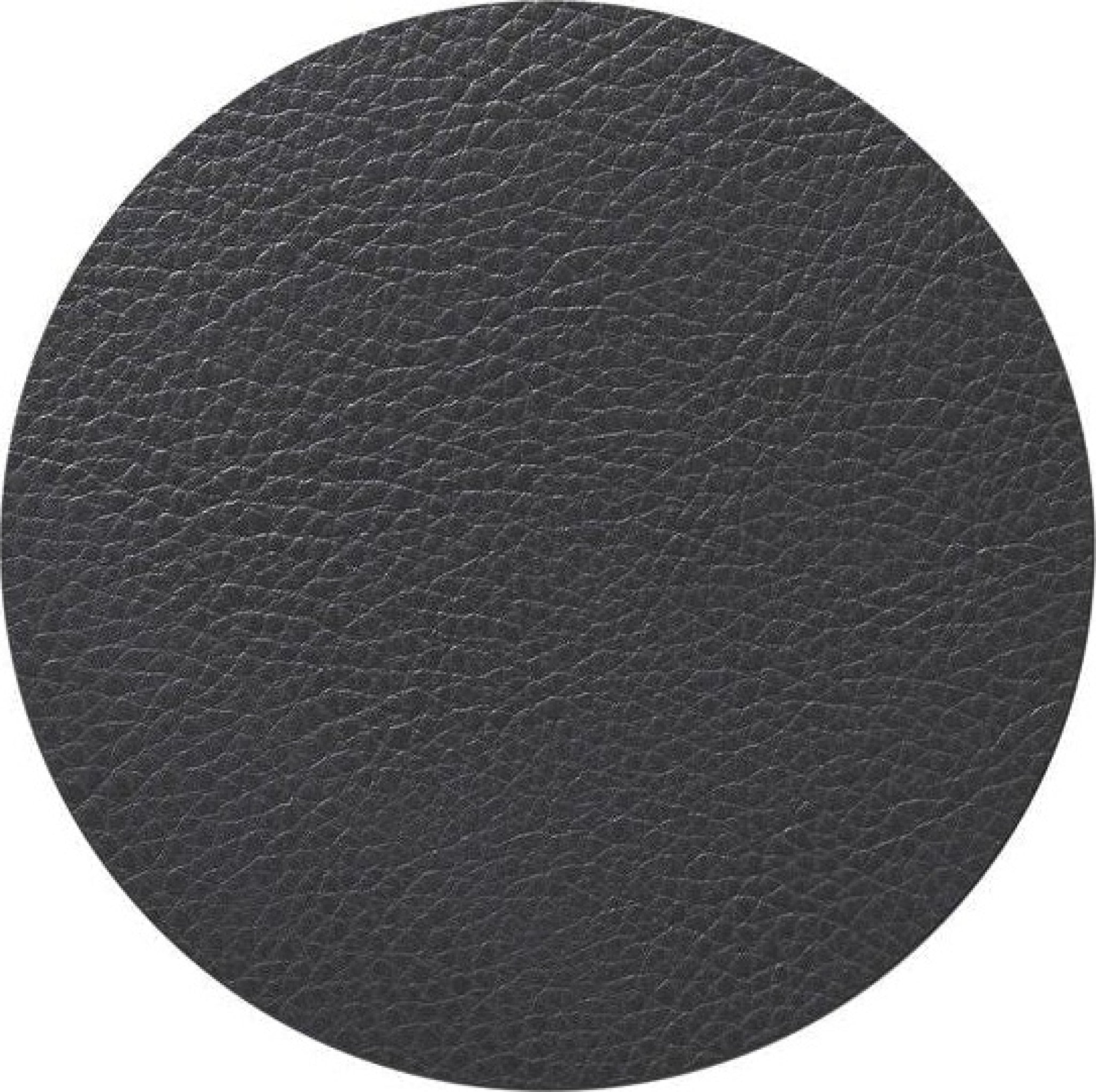 Lind DNA Circle Glass Coaster Serene Leather, Anthracite
