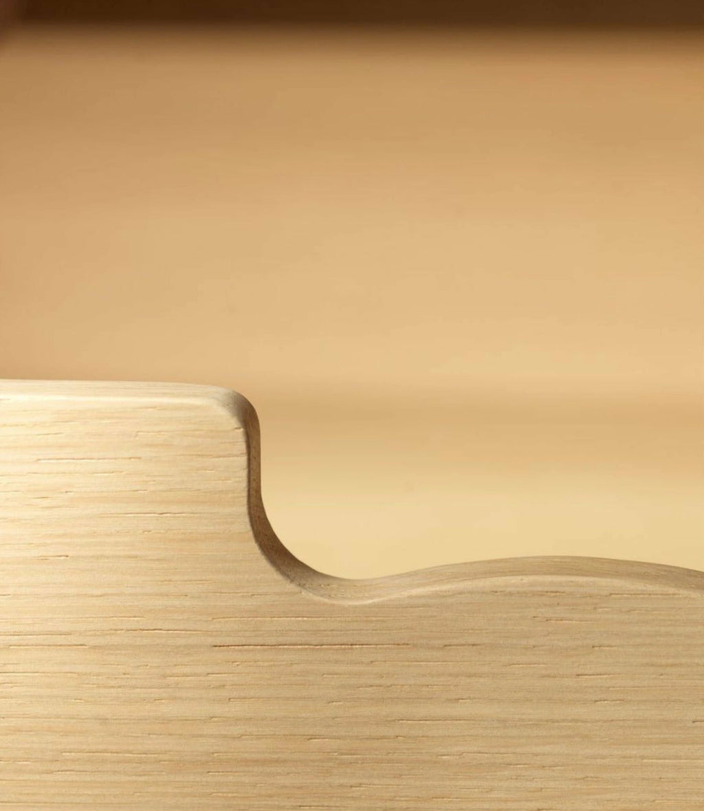 FDB Møbler A232 Large Drawer for Sideboard – Lacquered Oak, Vintage Design