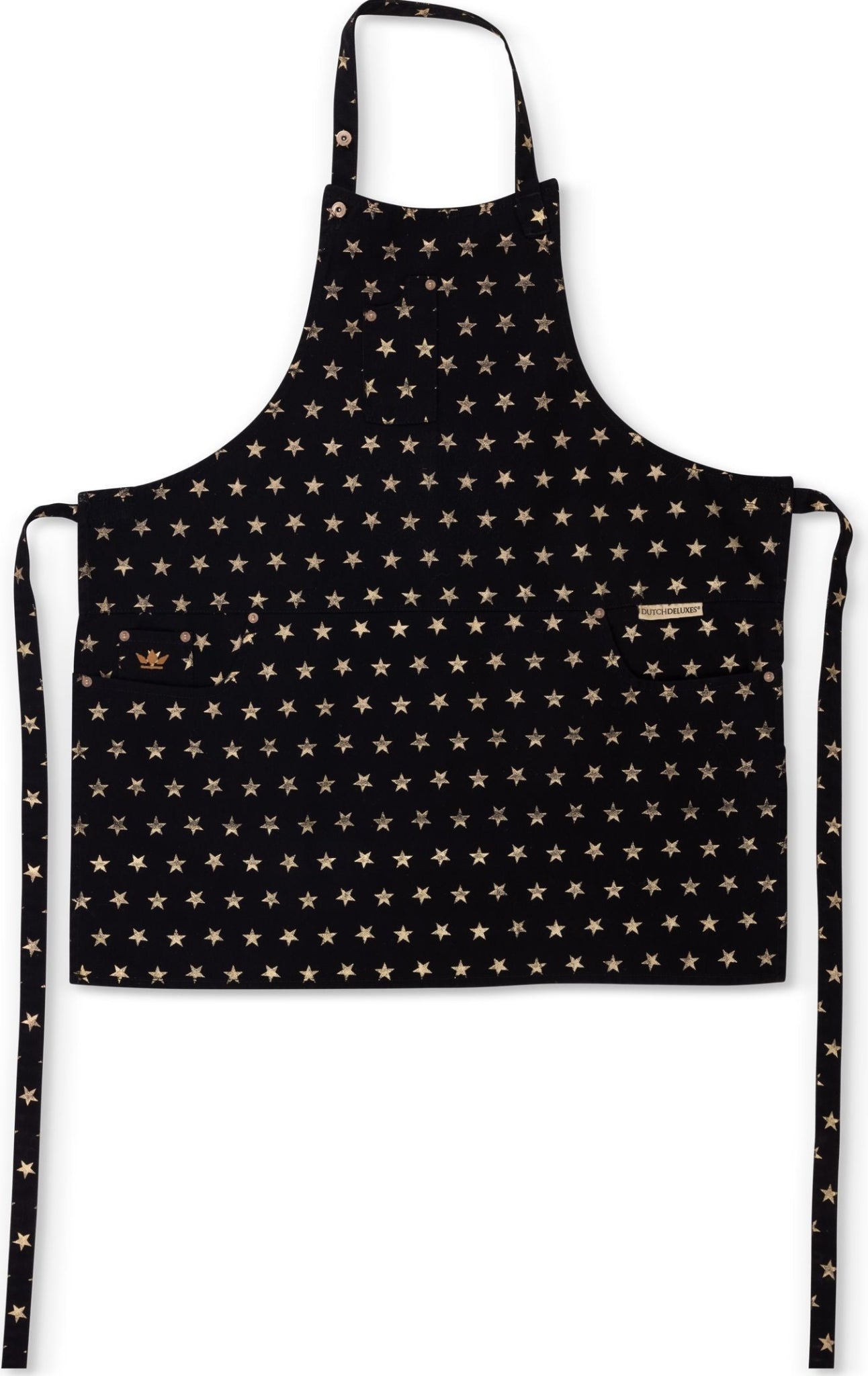 Dutchdeluxes Five Pocket Apron Slim Fit, Starry Black