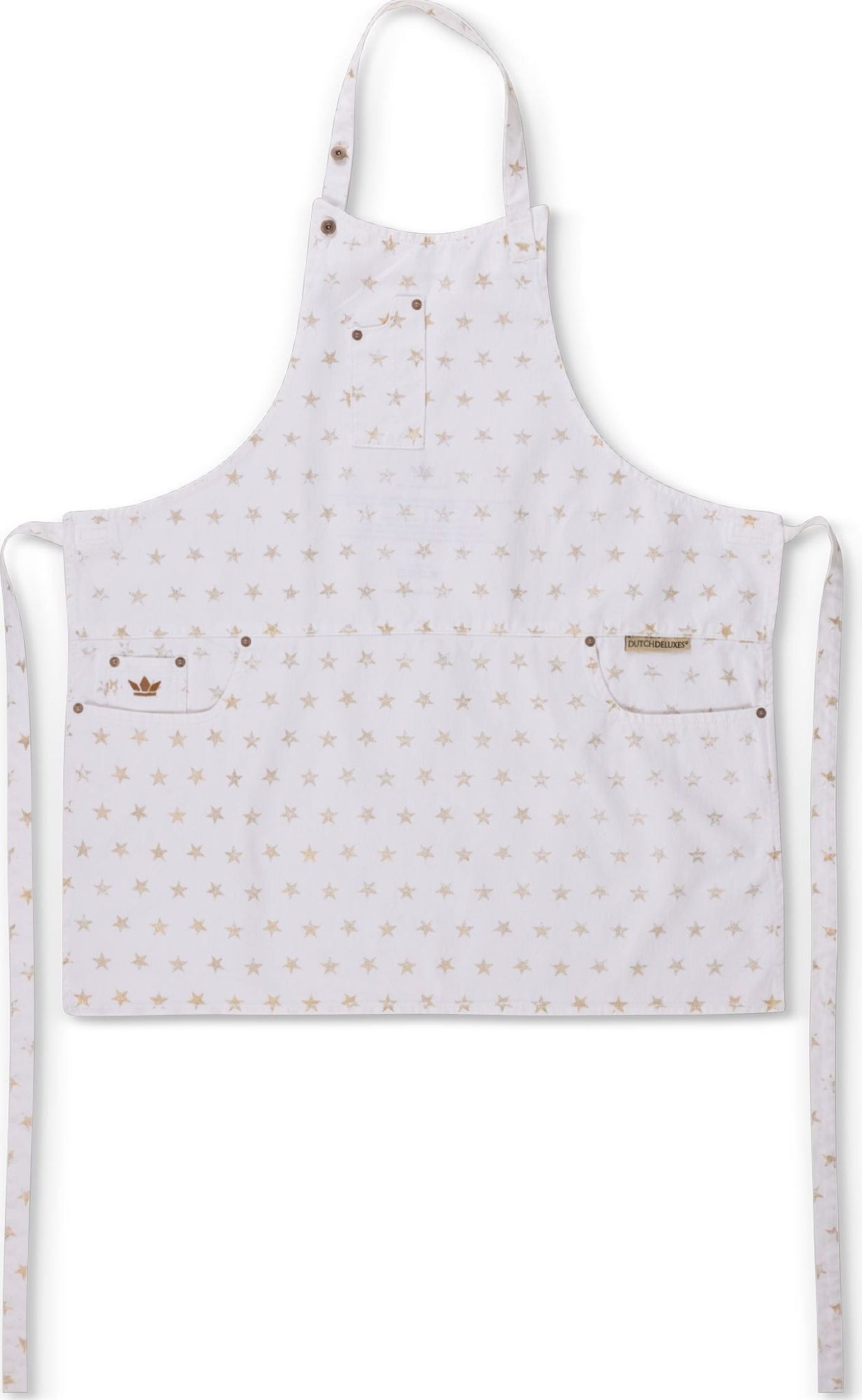 Dutchdeluxes Five Pocket Apron Slim Fit, Starry White