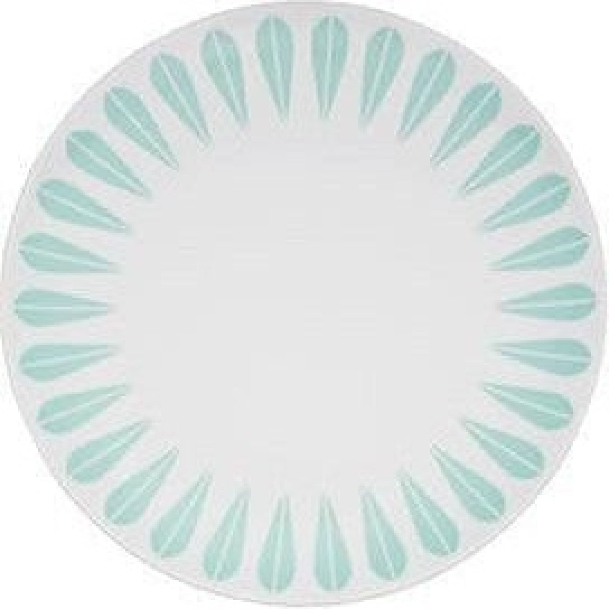 Lucie Kaas Arne Clausen Plate Mint Green, 28cm