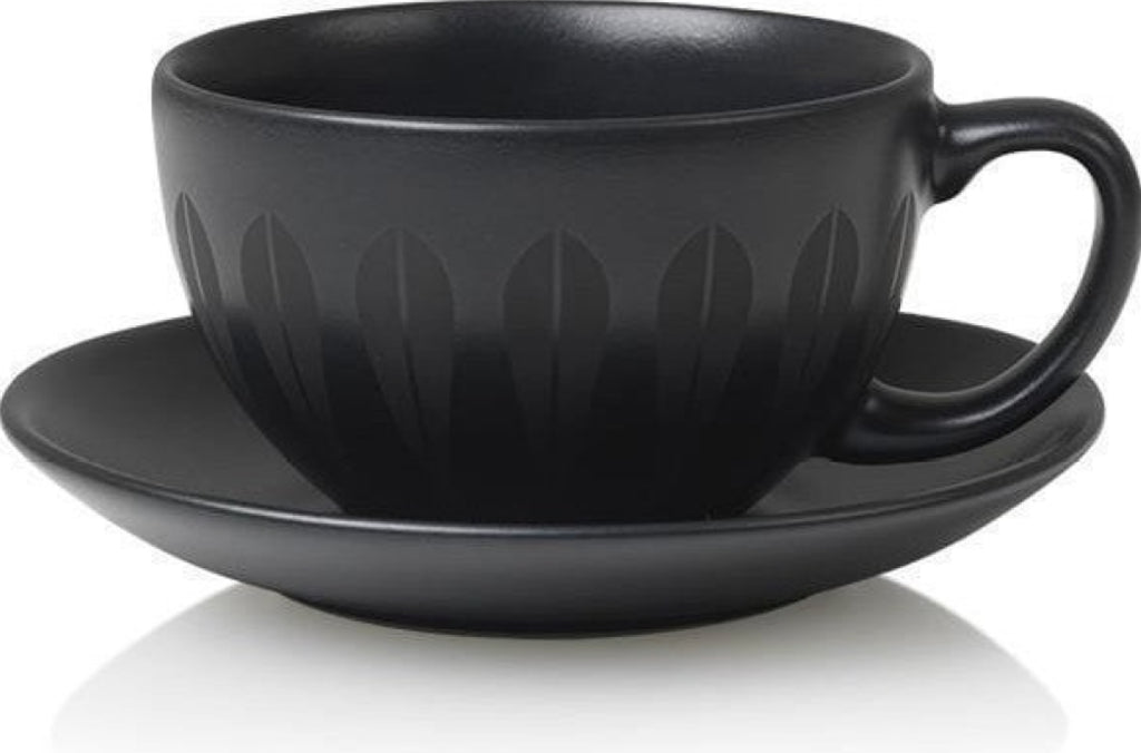 Lucie Kaas Arne Clausen Lotus teacup, black