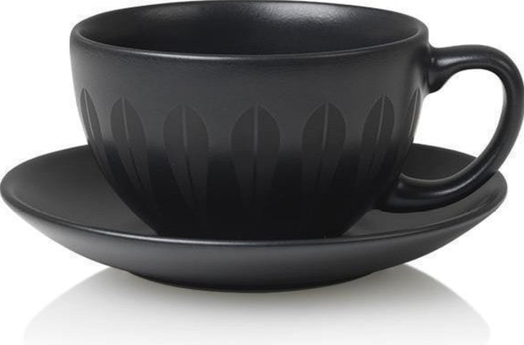Lucie Kaas Arne Clausen Lotus teacup, black