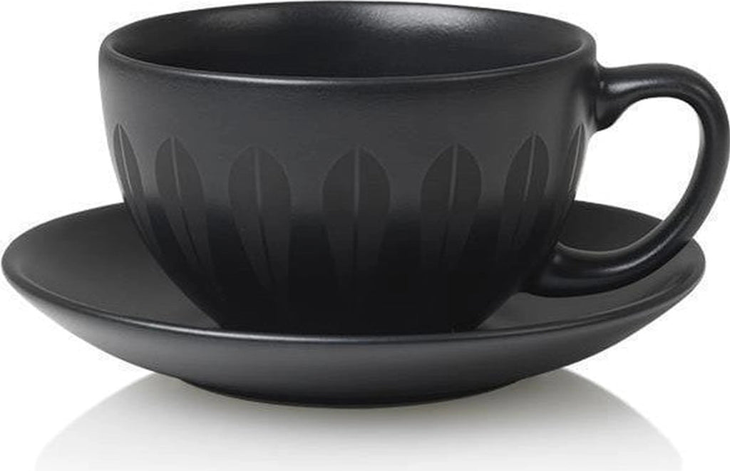 Lucie Kaas Arne Clausen Lotus teacup, black