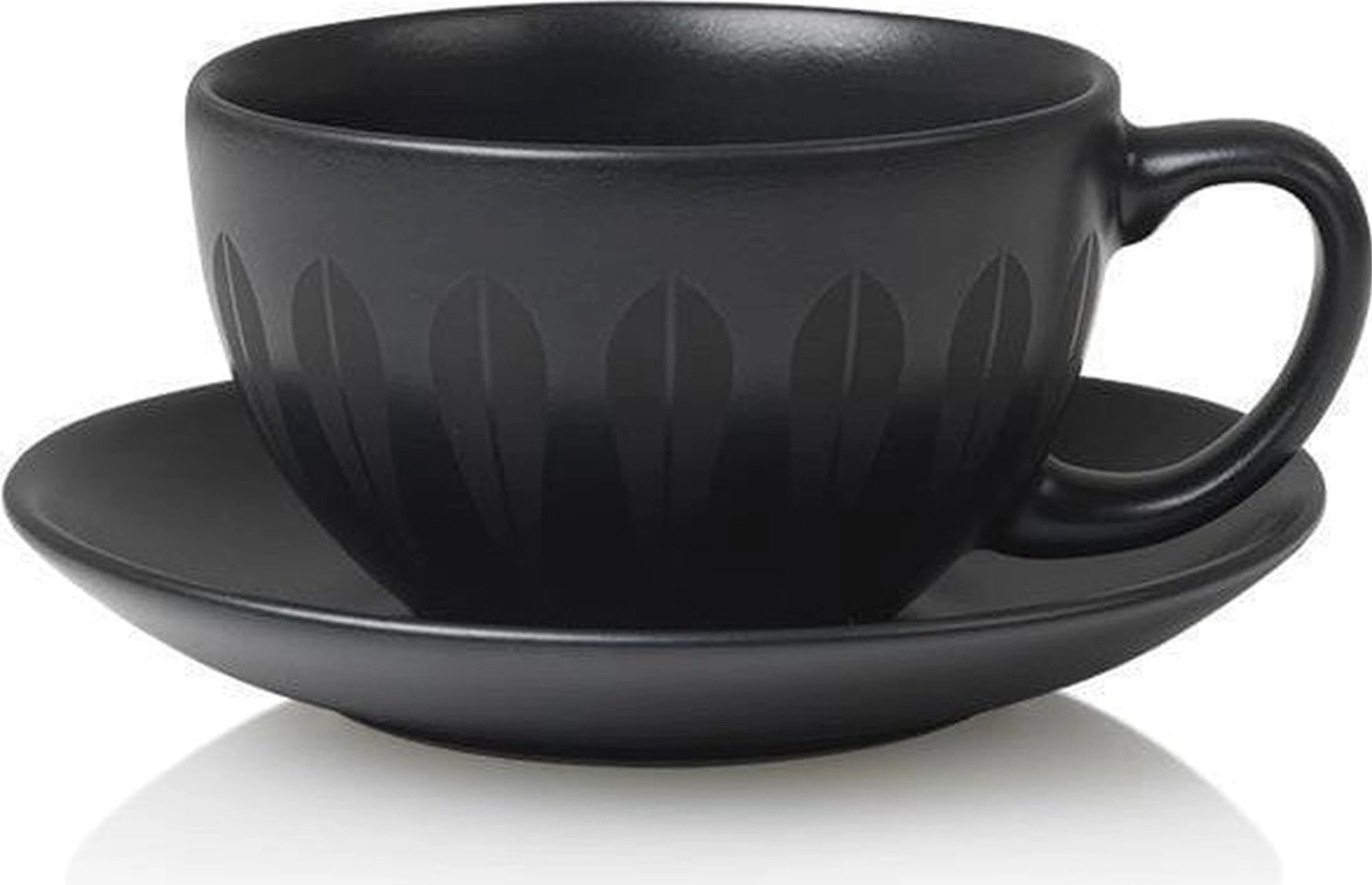 Lucie Kaas Arne Clausen Lotus teacup, black