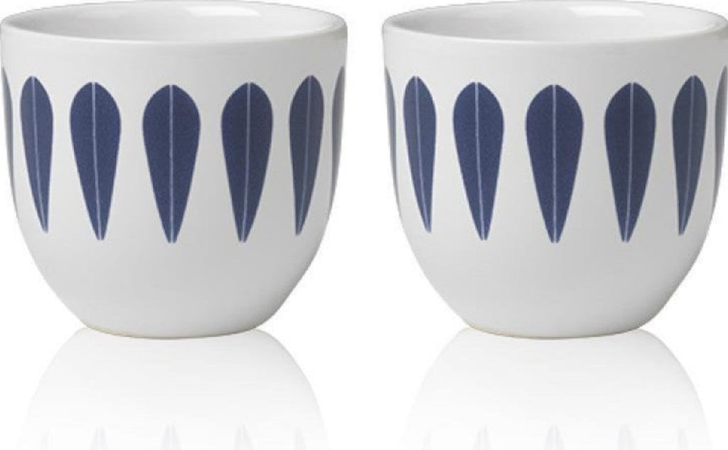 Lucie Kaas Arne Clausen egg cup dark blue, 2 pcs.