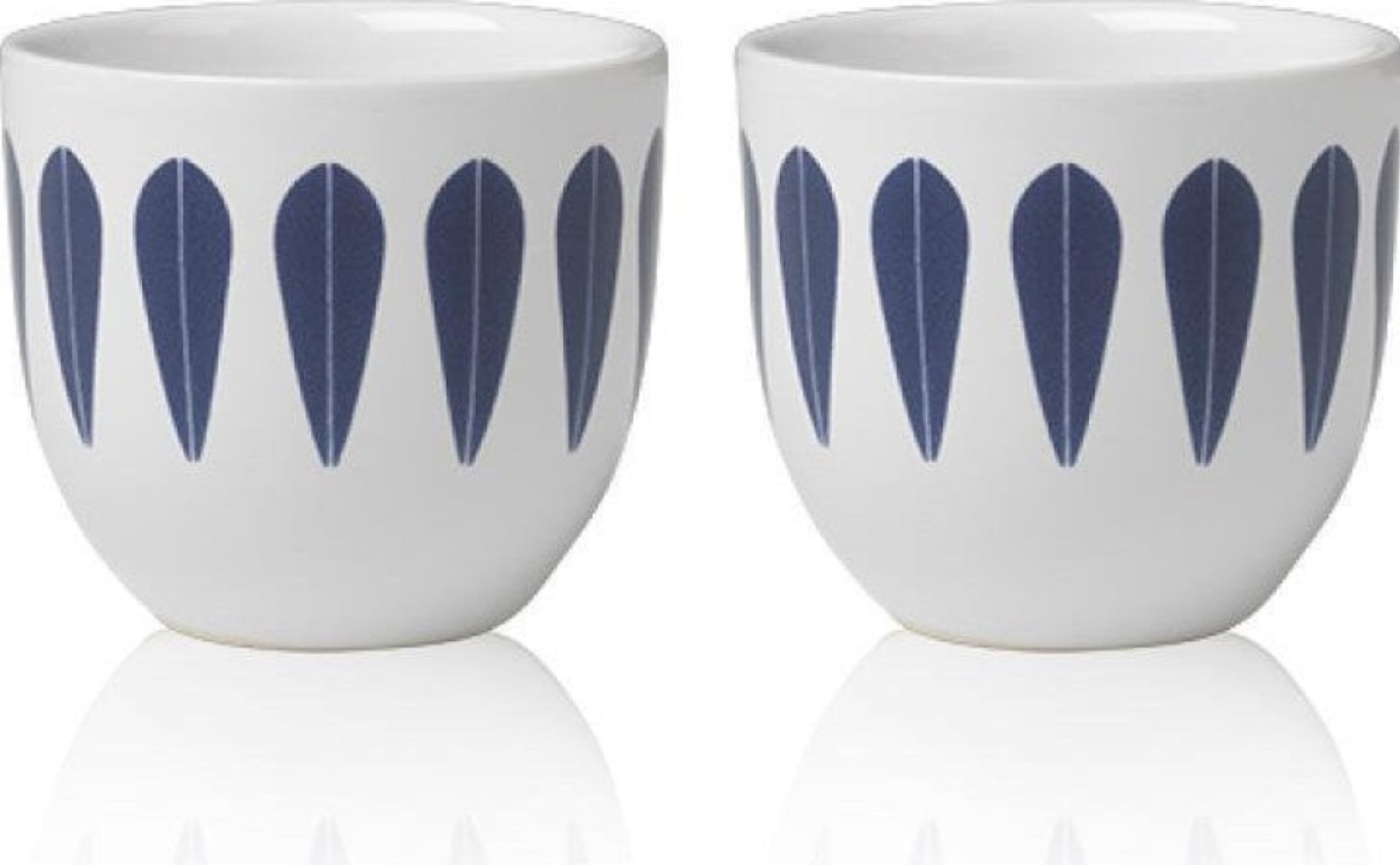 Lucie Kaas Arne Clausen egg cup dark blue, 2 pcs.