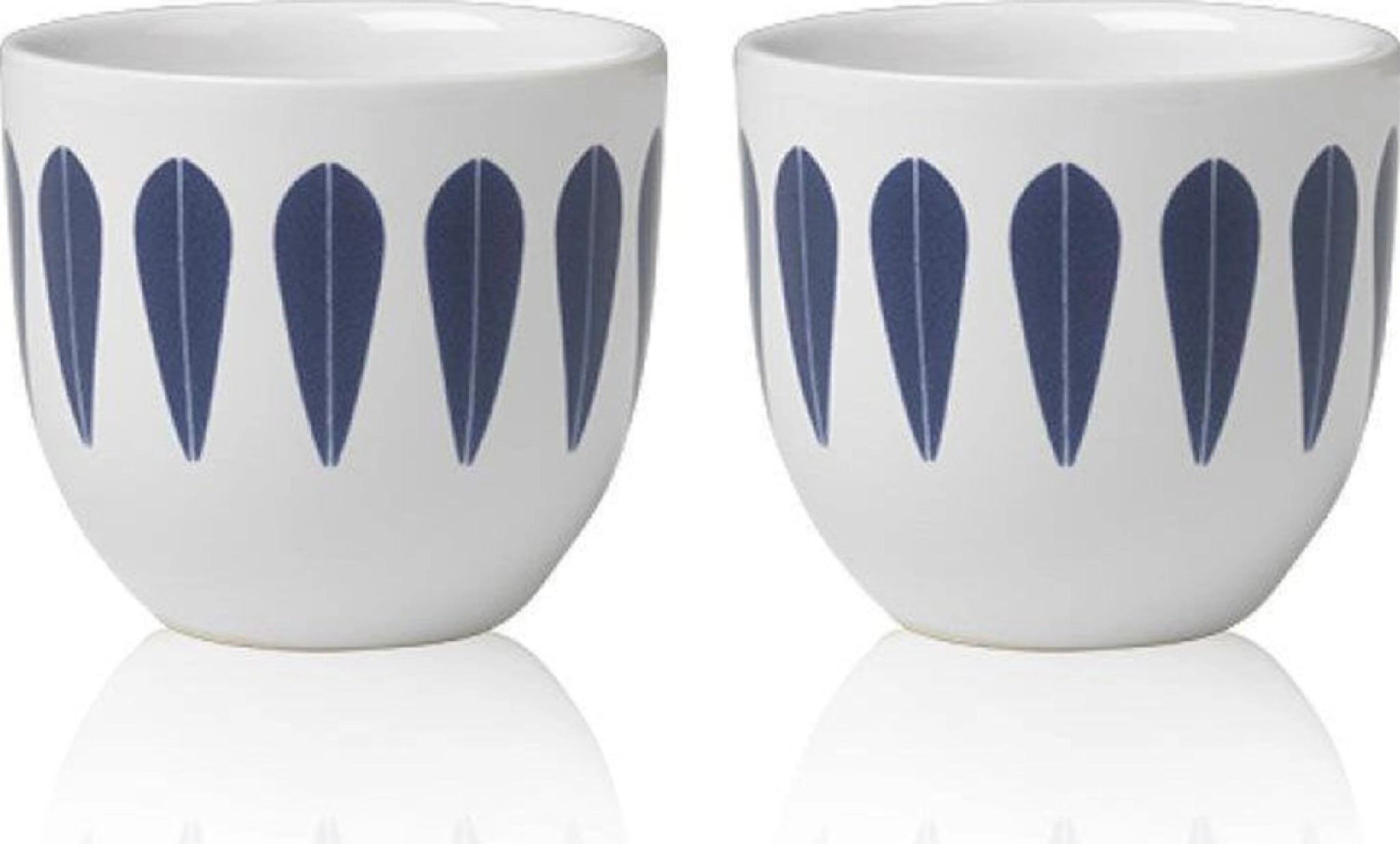 Lucie Kaas Arne Clausen egg cup dark blue, 2 pcs.