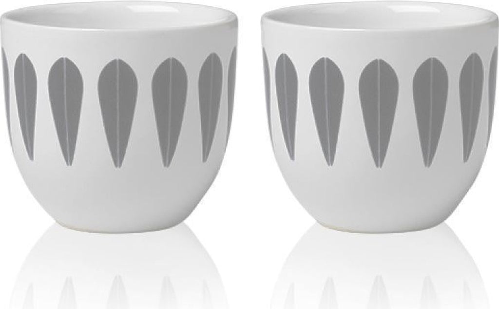 Lucie Kaas Arne Clausen egg cup grey, 2 pcs.