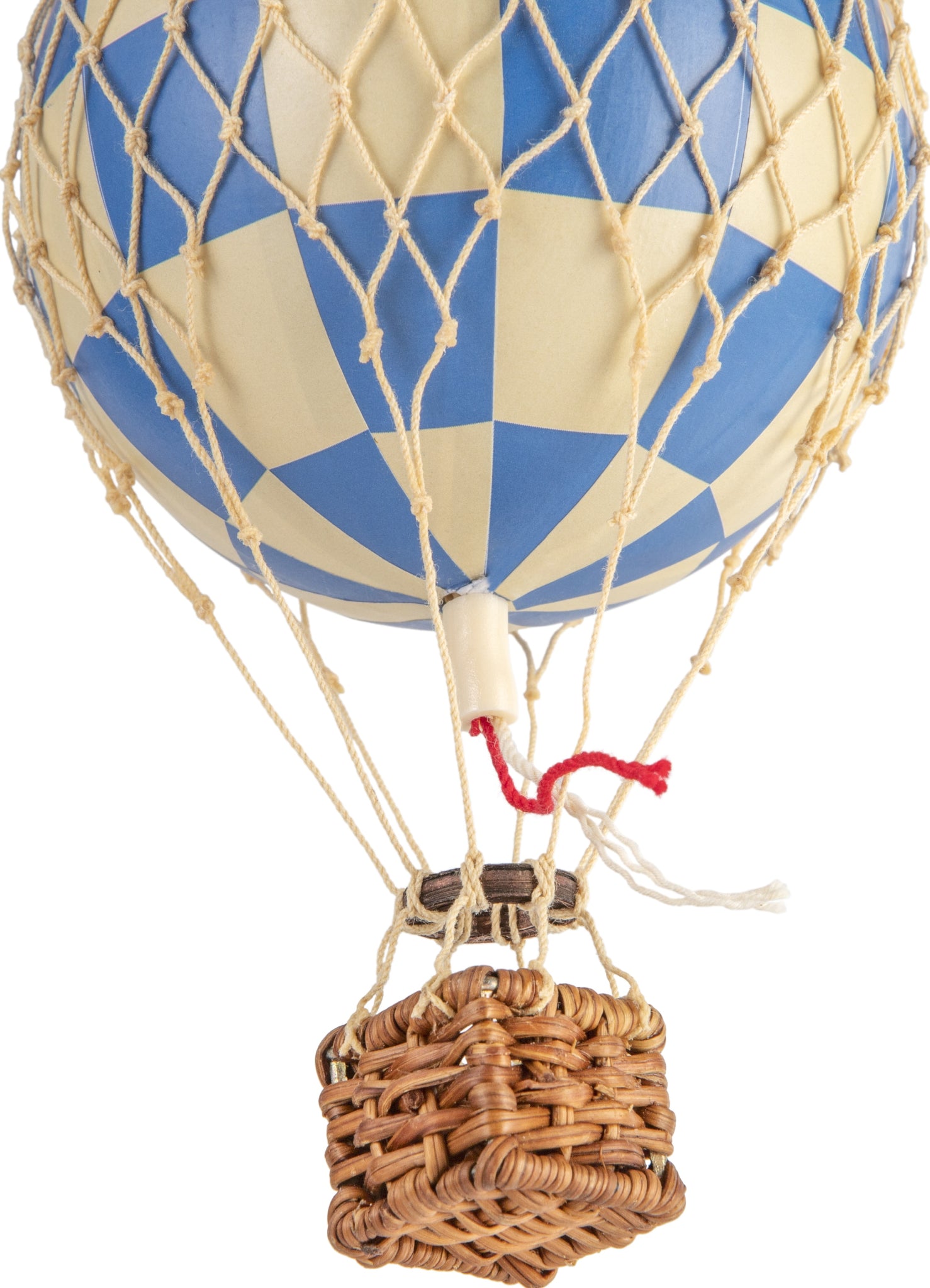 Authentic Models Floating The Skies Balloon Model, Check Blue, Ø 8.5 Cm
