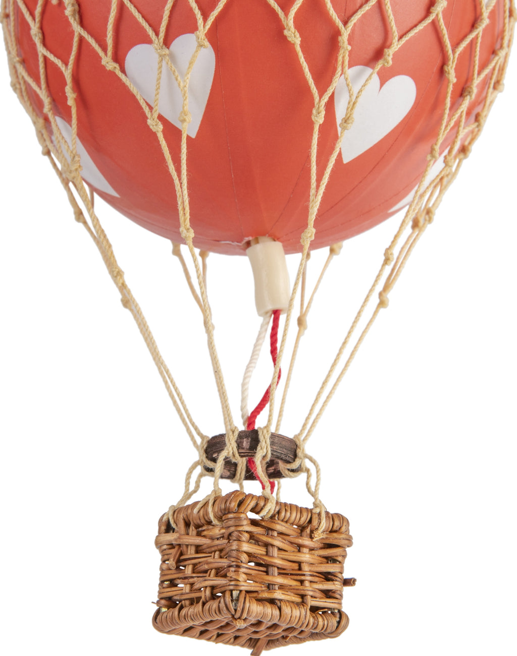 Authentic Models Floating The Skies Balloon Model, Red Hearts, Ø 8.5 Cm
