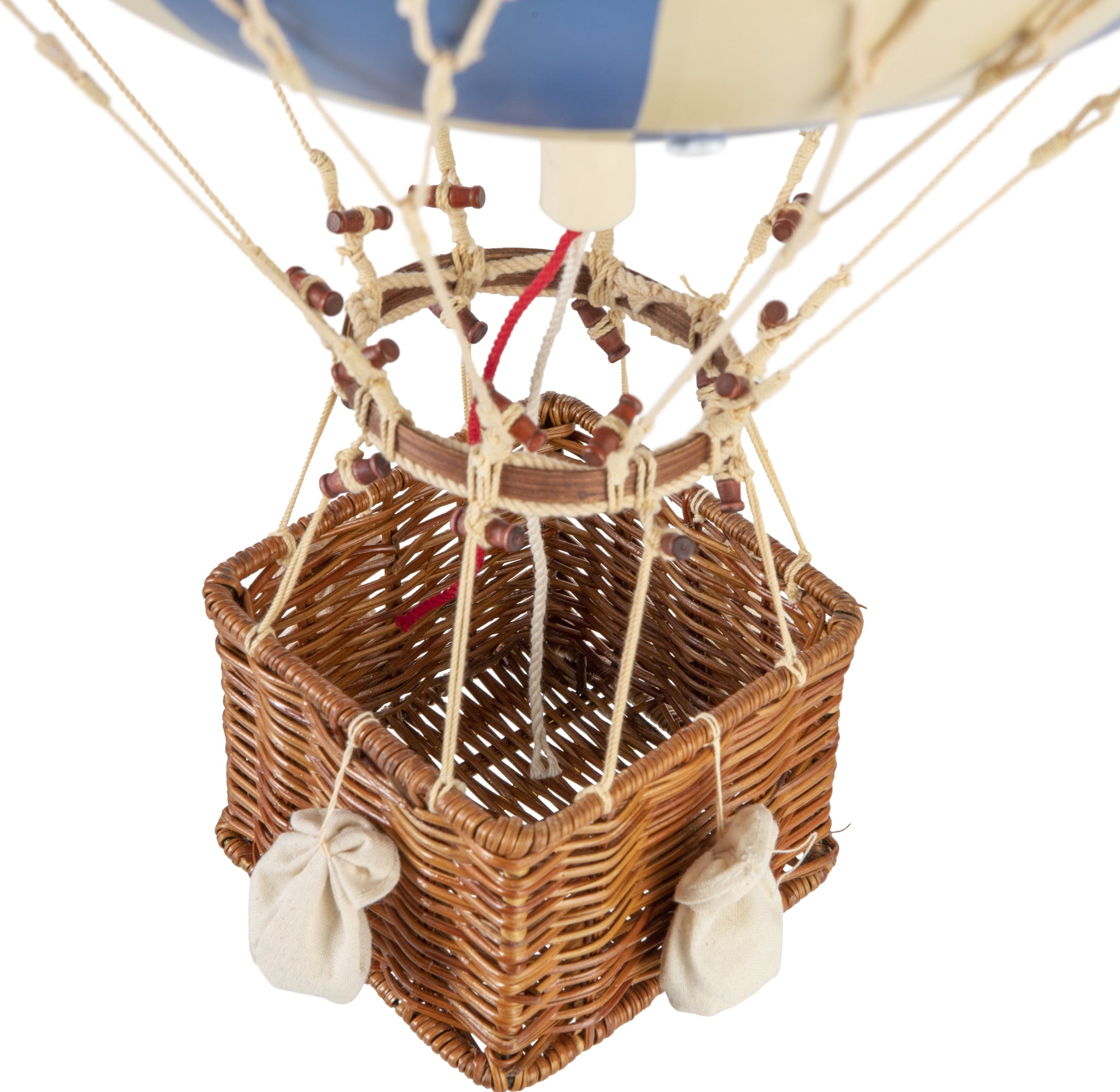 Authentic Models Royal Aero Balloon Model, Check Blue, Ø 32 Cm