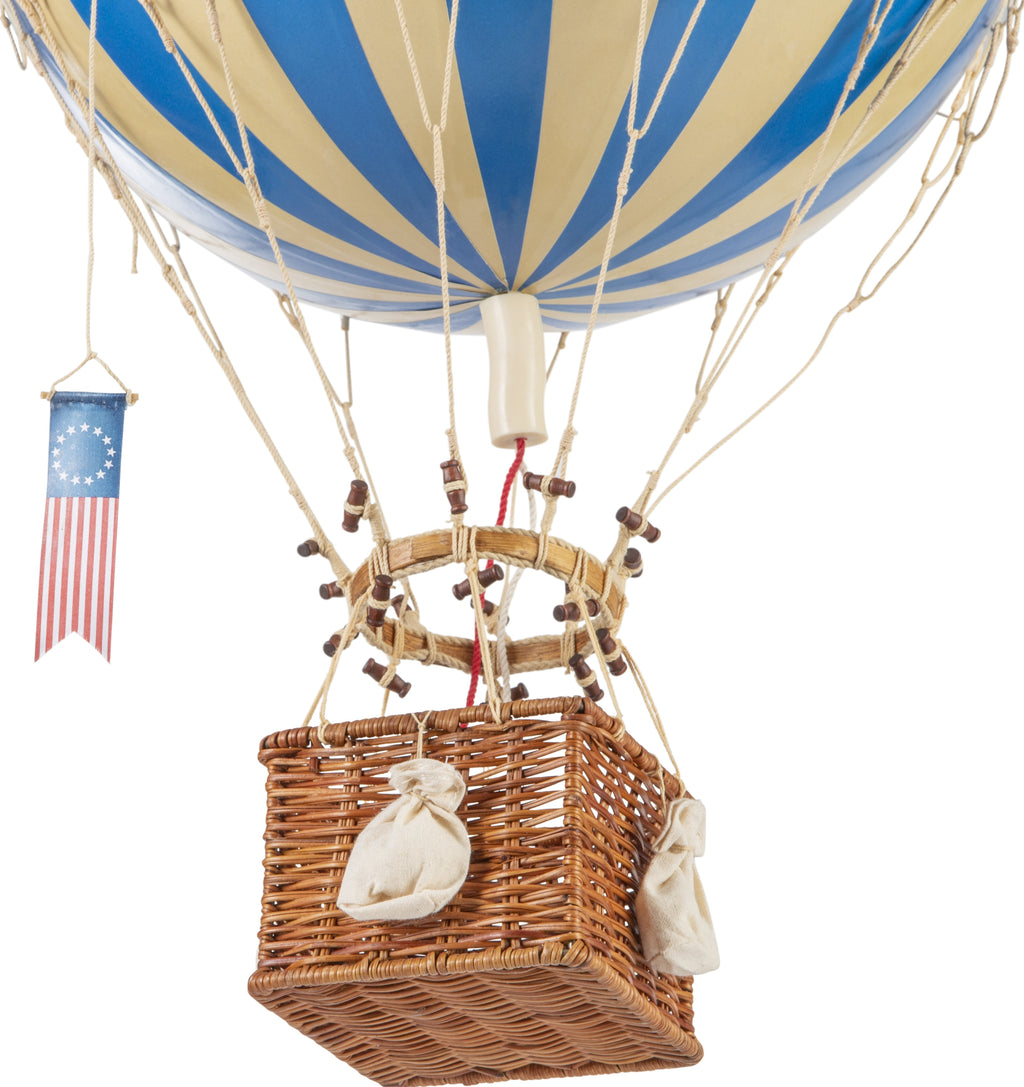 Authentic Models Royal Aero Balloon Model, Blue , Ø 32 Cm